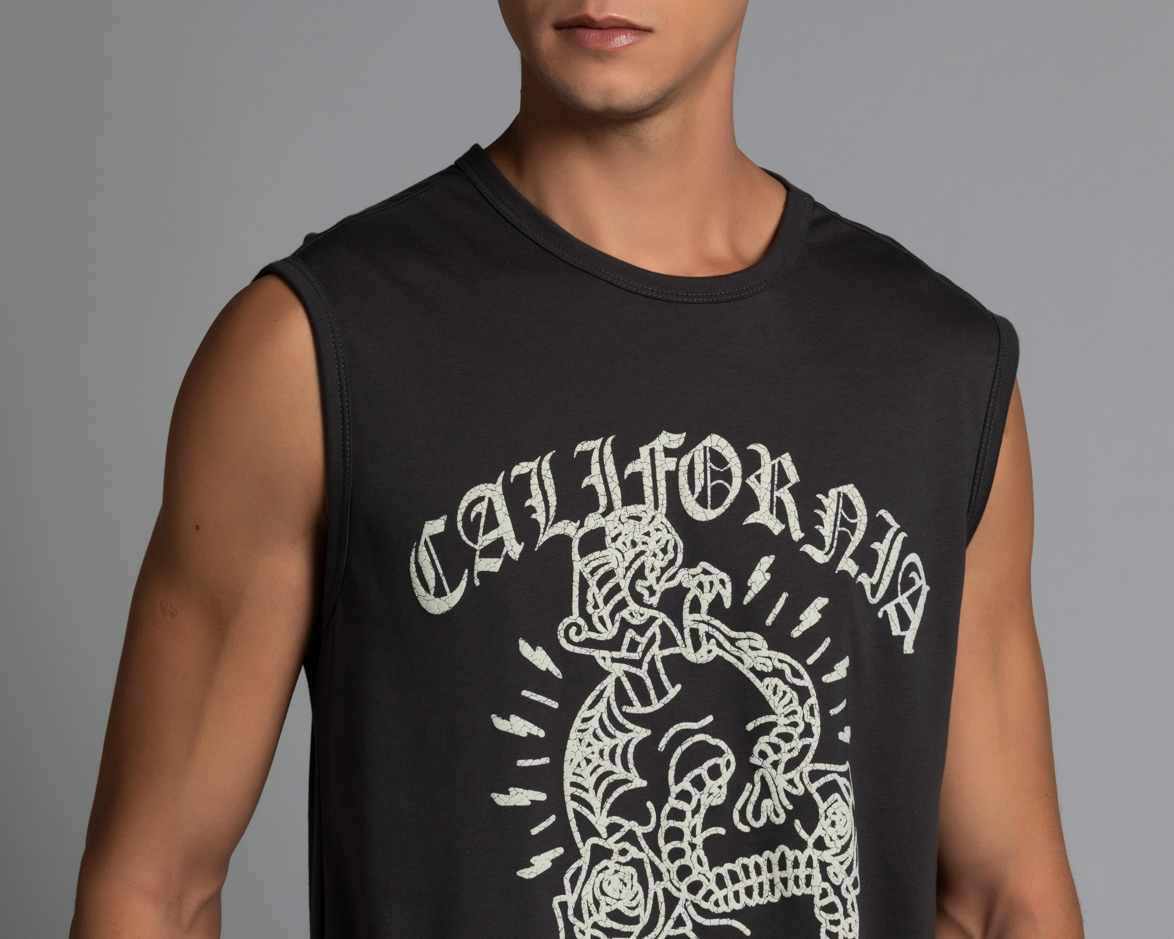 Foto 4 | Playera Strona Cuello Redondo