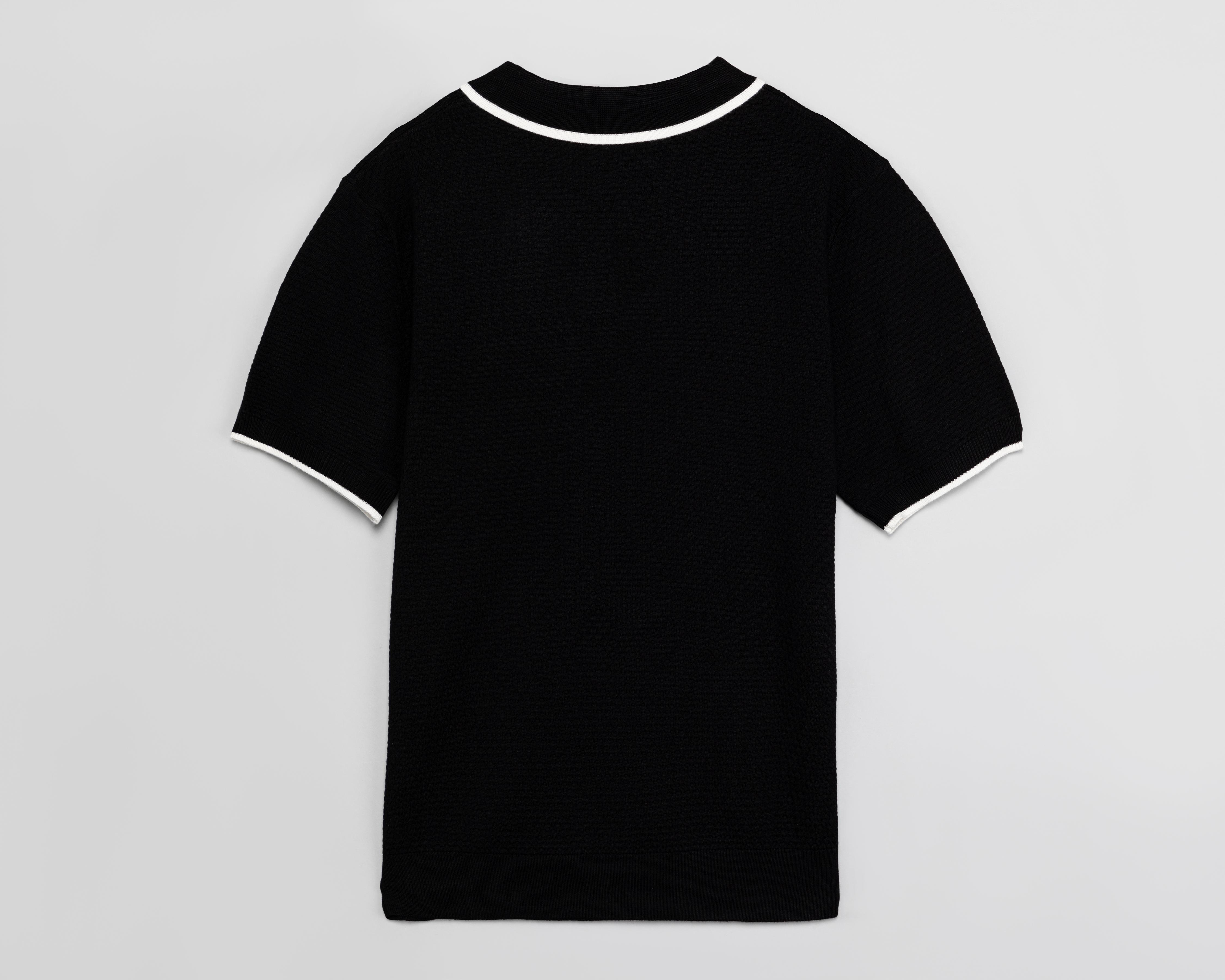 Foto 3 pulgar | Playera Polo Forever 21 Negra para Hombre