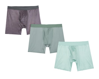 Foto 1 | Bóxer Largo Reebok para Hombre 3 Piezas