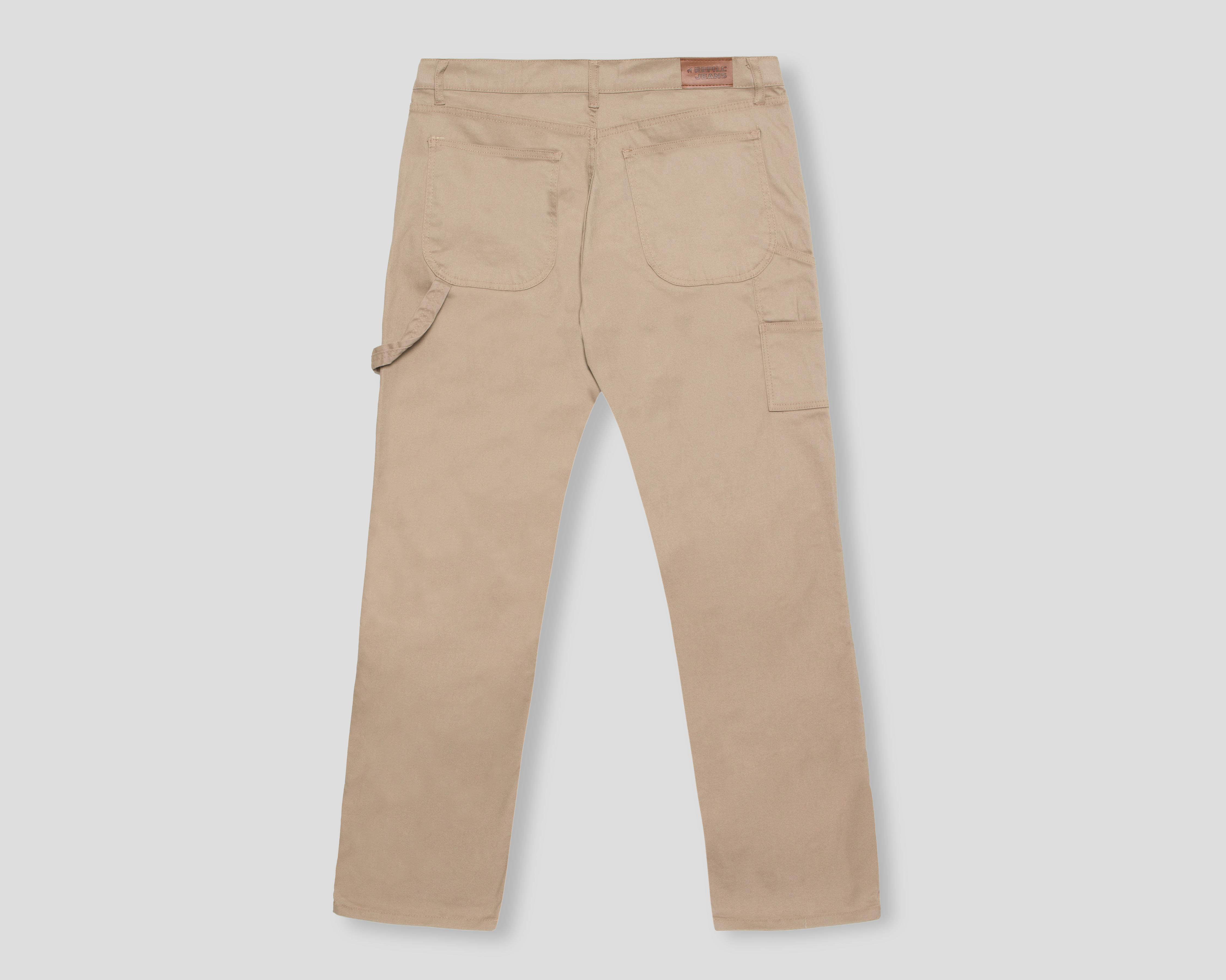 Foto 3 pulgar | Pantalón Khaki Refill Beige para Hombre