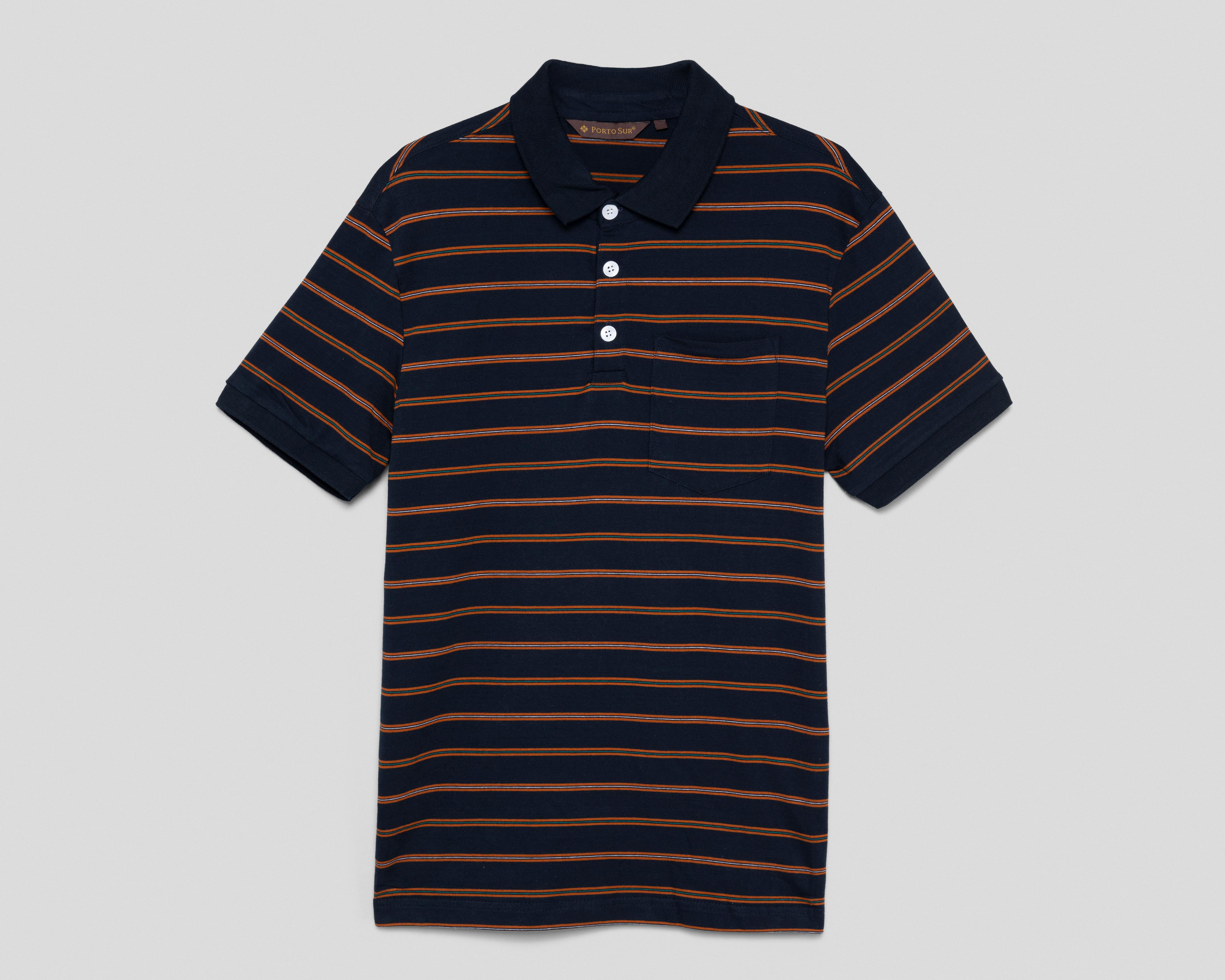 Foto 2 pulgar | Playera Polo Porto Sur Azul para Hombre