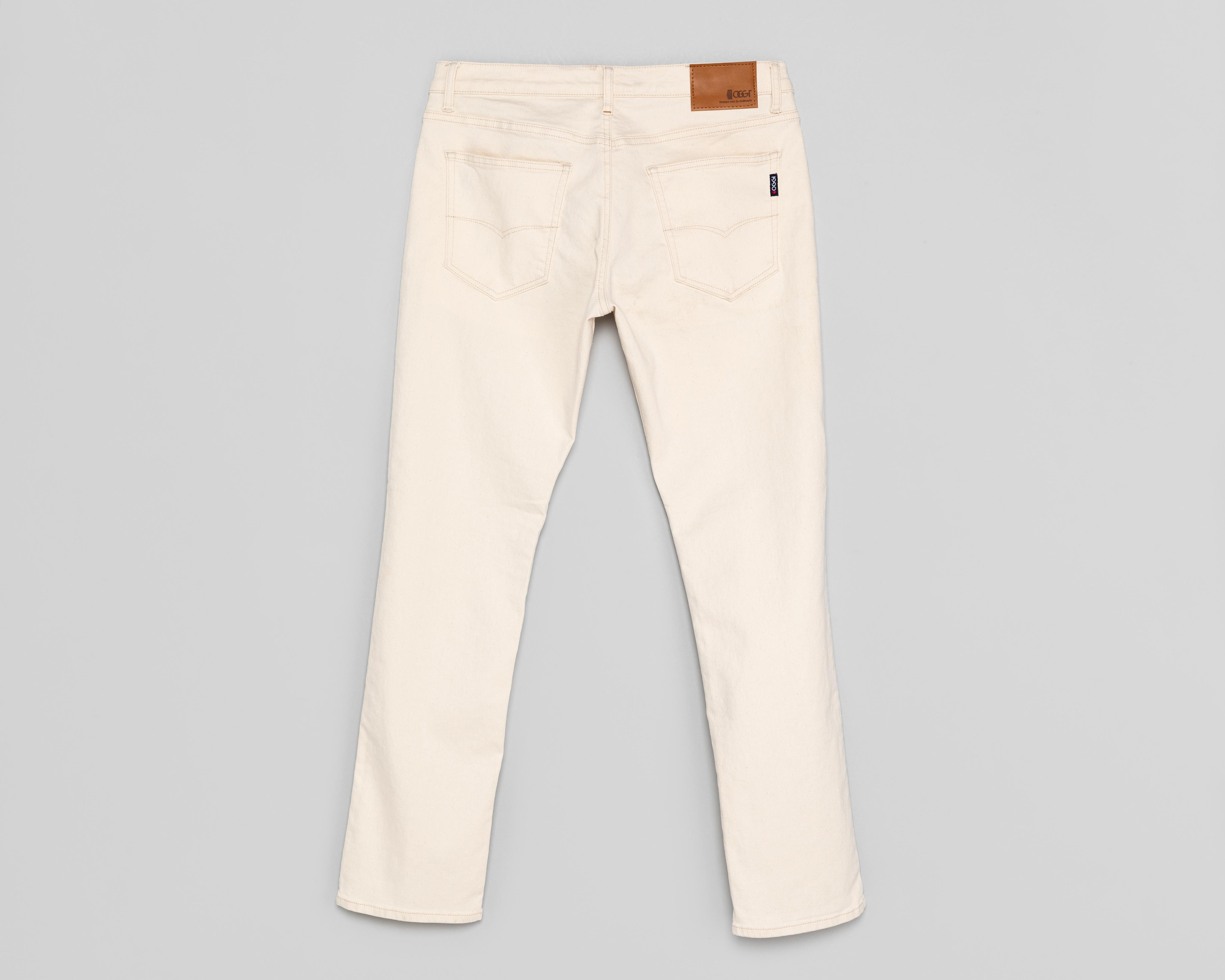 Foto 2 | Jeans Recto Oggi Vaxter Crudo para Hombre