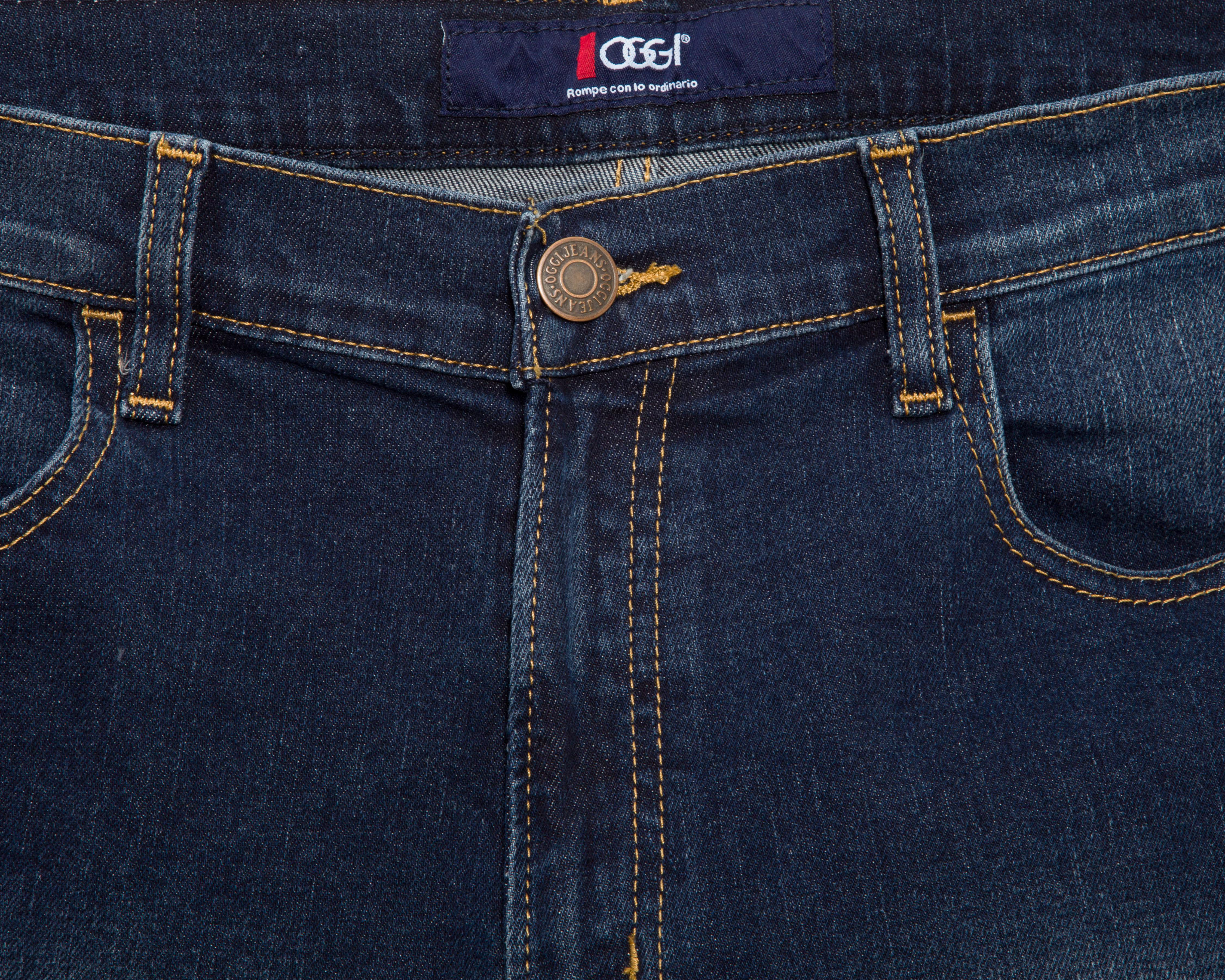 Foto 3 | Jeans Slim Straight Oggi Vaxter para Hombre