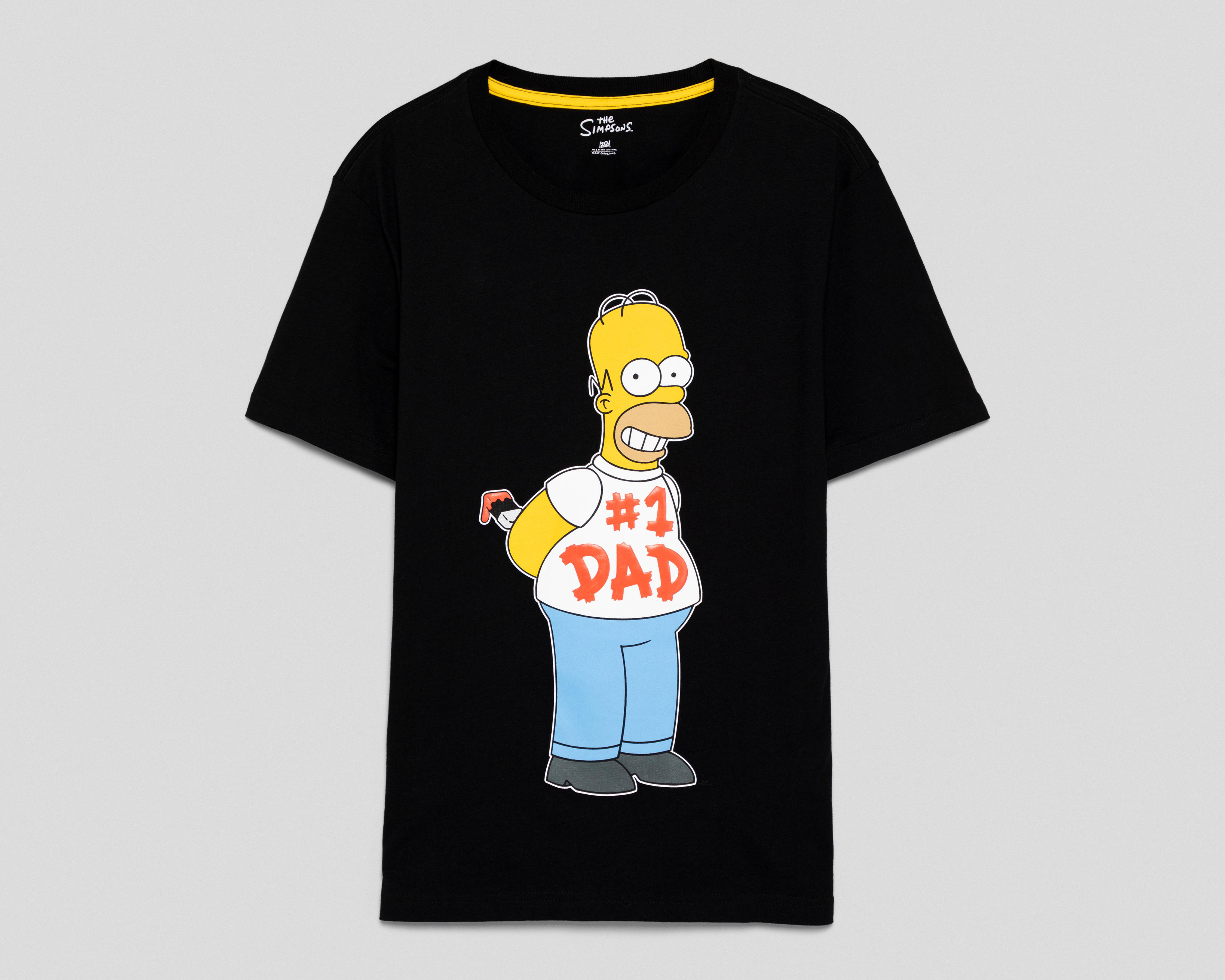 Foto 2 pulgar | Playera Los Simpsons Disney para Hombre