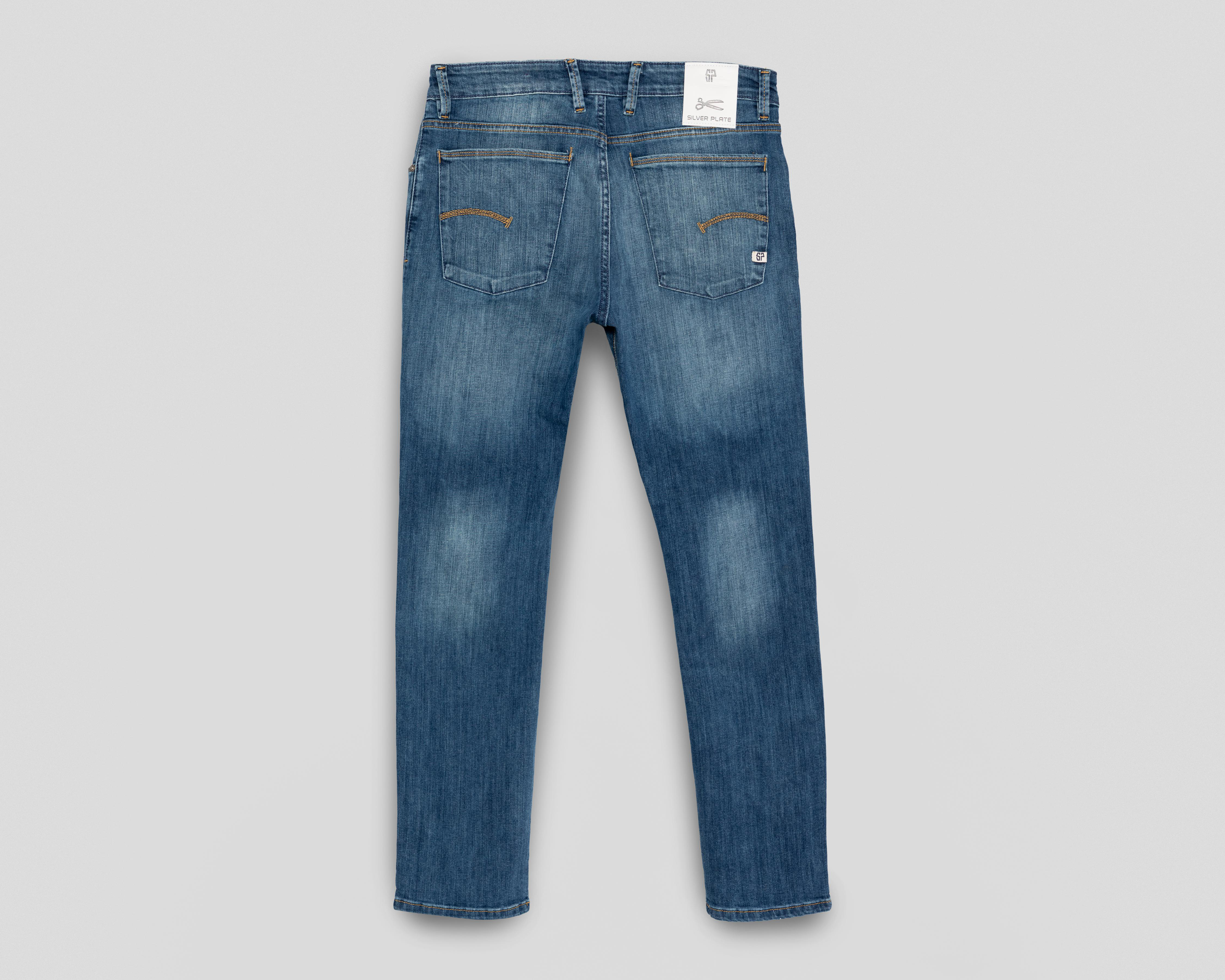 Foto 3 pulgar | Jeans Slim Fit Silver Plate Falko 7A para Hombre