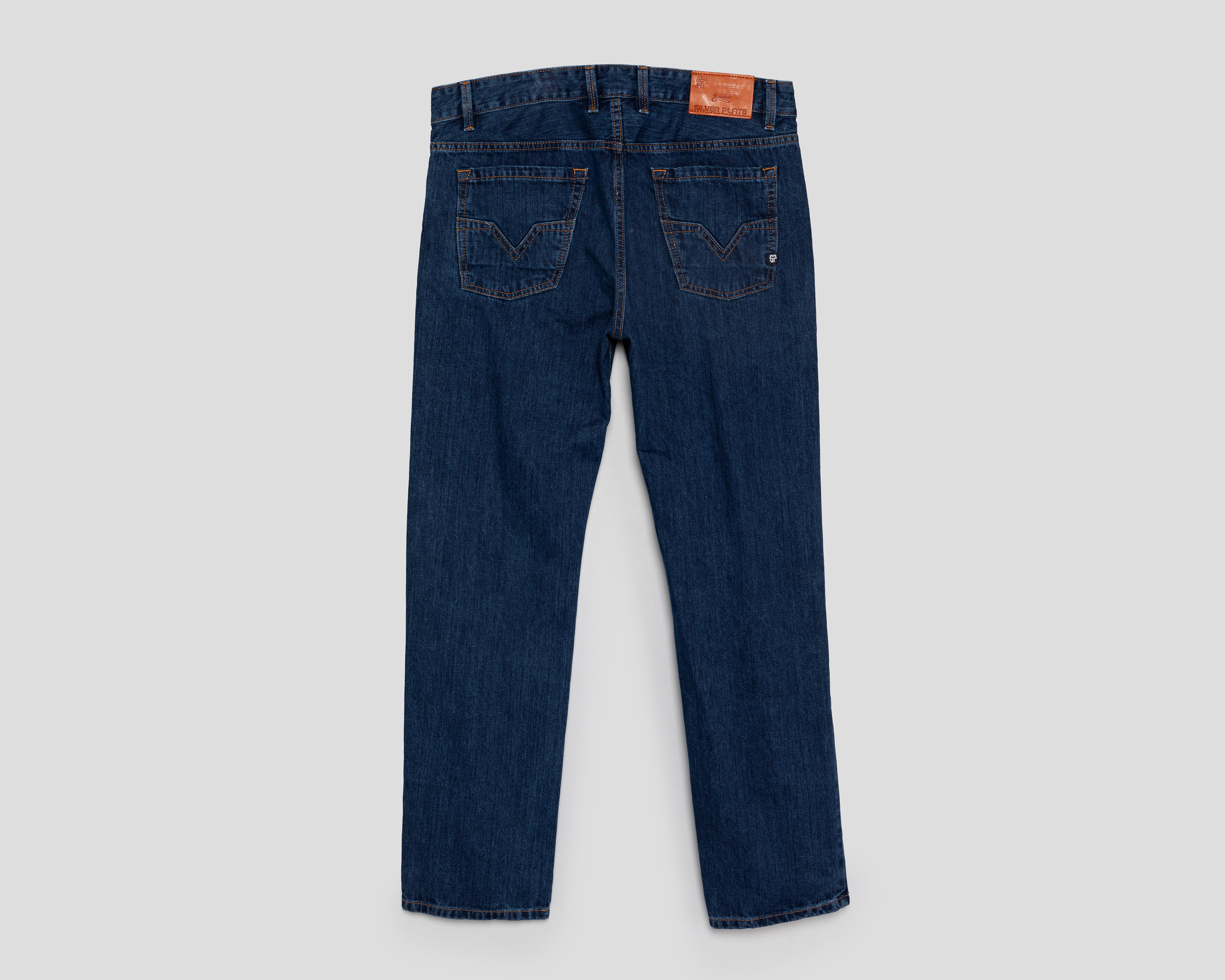 Foto 3 pulgar | Jeans Recto Silver Plate Rocco 702 para Hombre