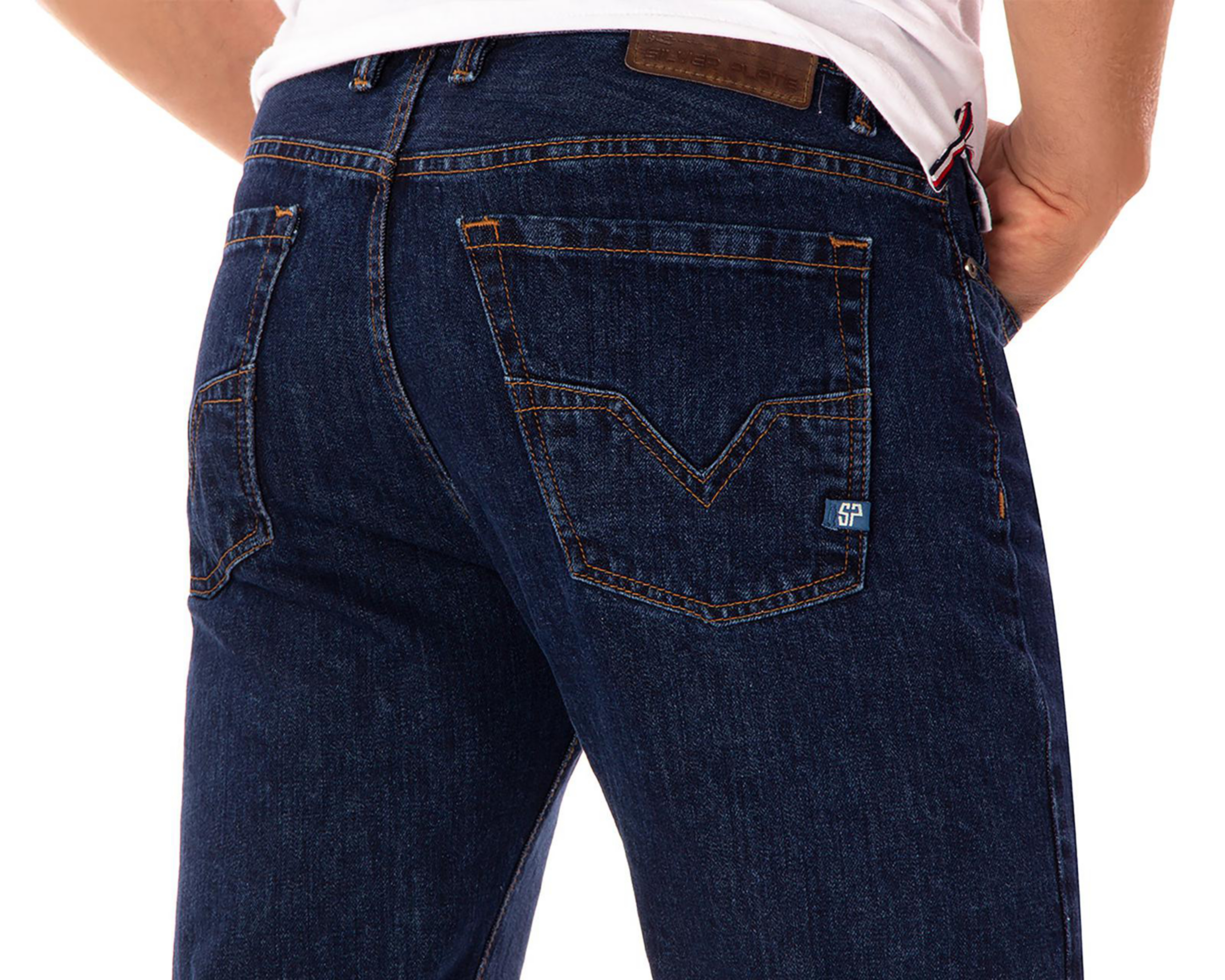 Foto 4 | Jeans Recto Silver Plate Rocco 702 para Hombre