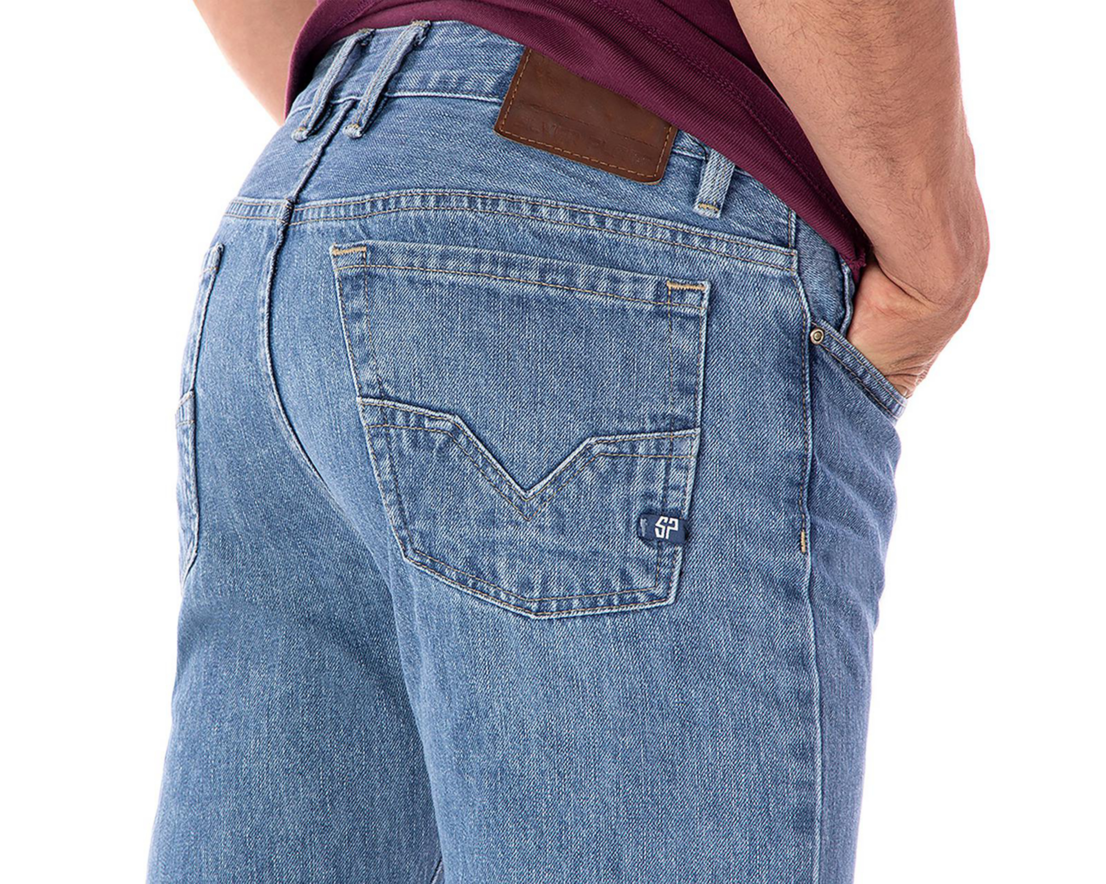 Foto 5 pulgar | Jeans Recto Silver Plate 701 para Hombre