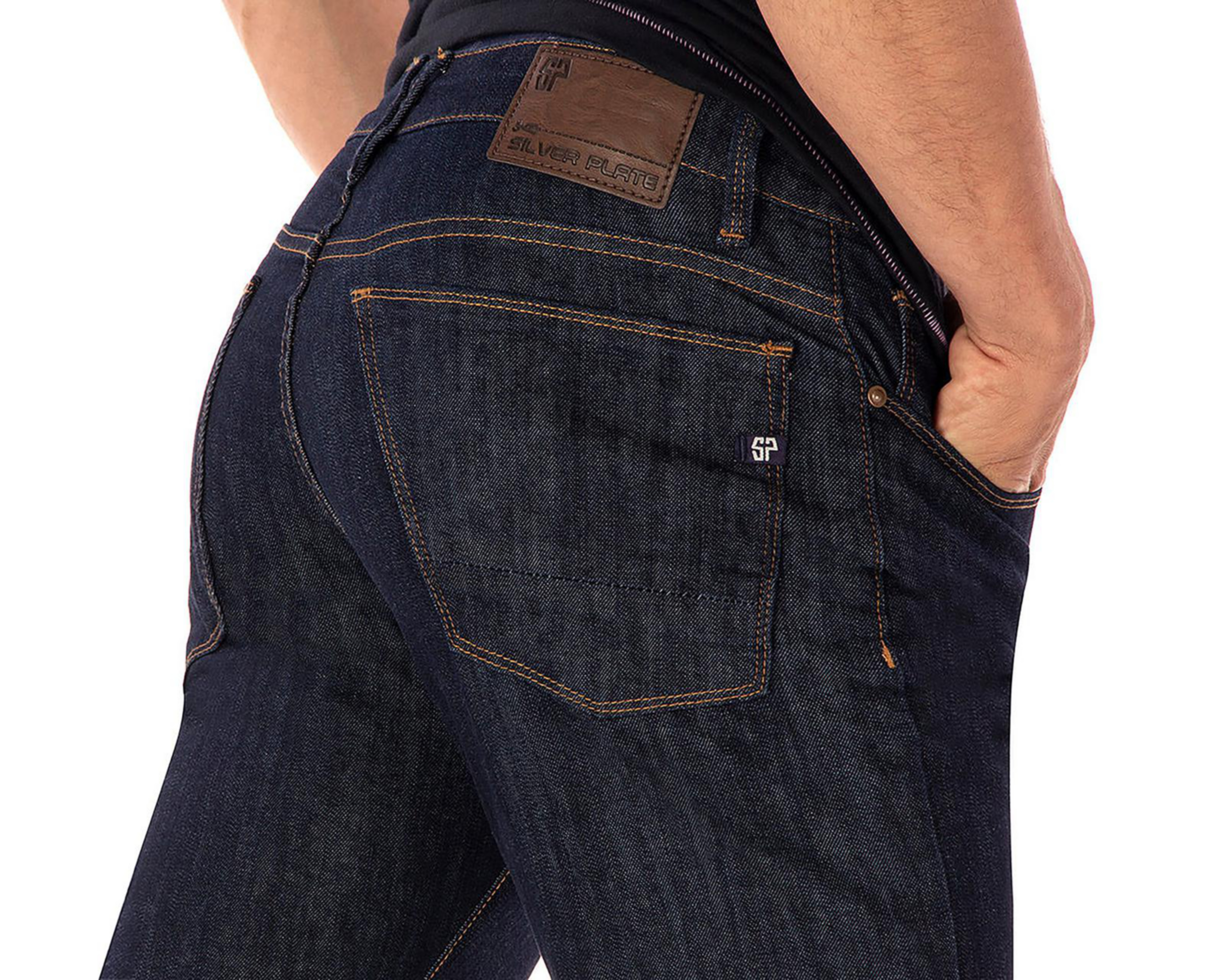 Foto 5 pulgar | Jeans Slim Fit Silver Plate Crotch 1803 para Hombre