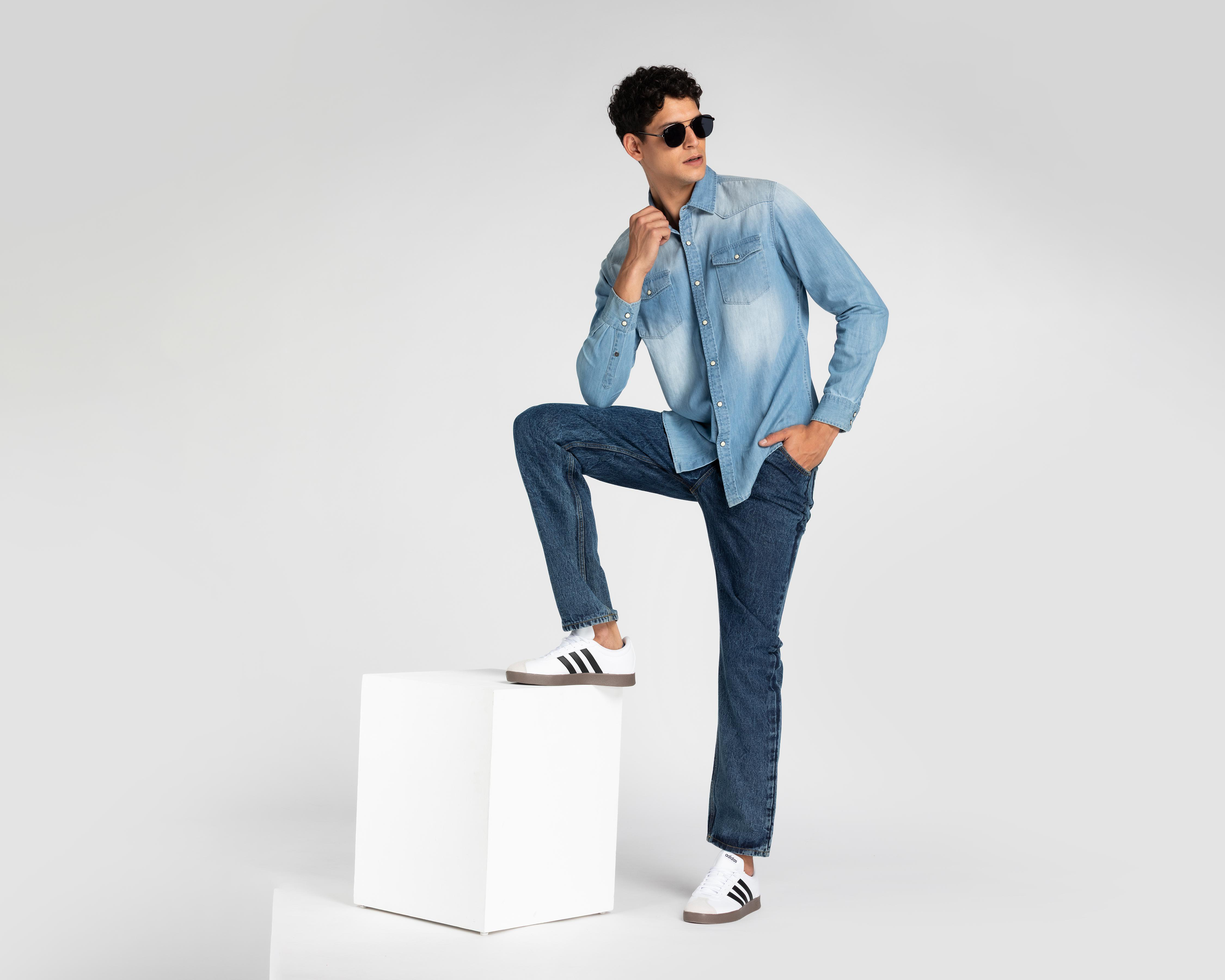 Foto 2 | Jeans Regular Refill para Hombre