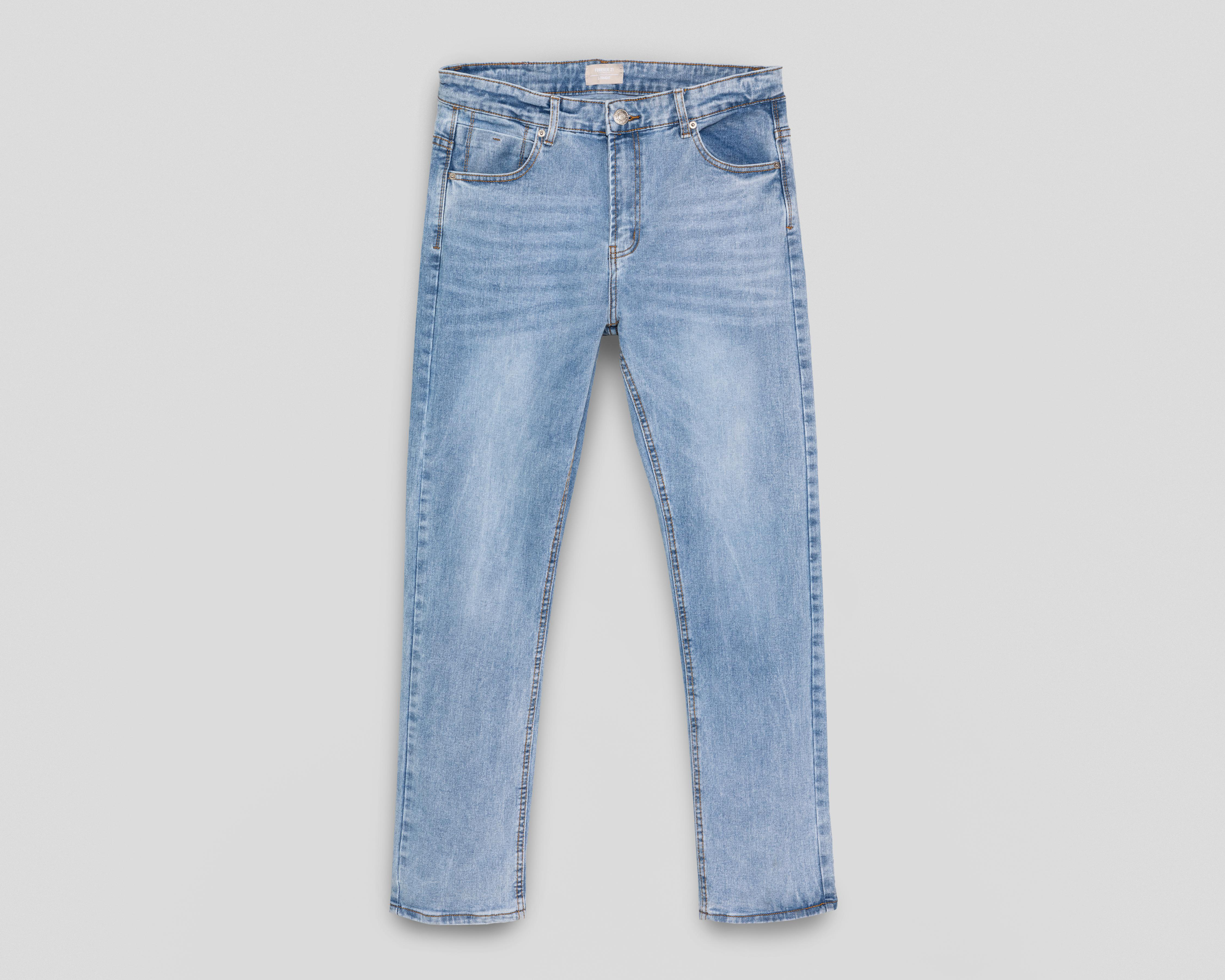 Foto 2 pulgar | Jeans Recto Forever 21 para Hombre