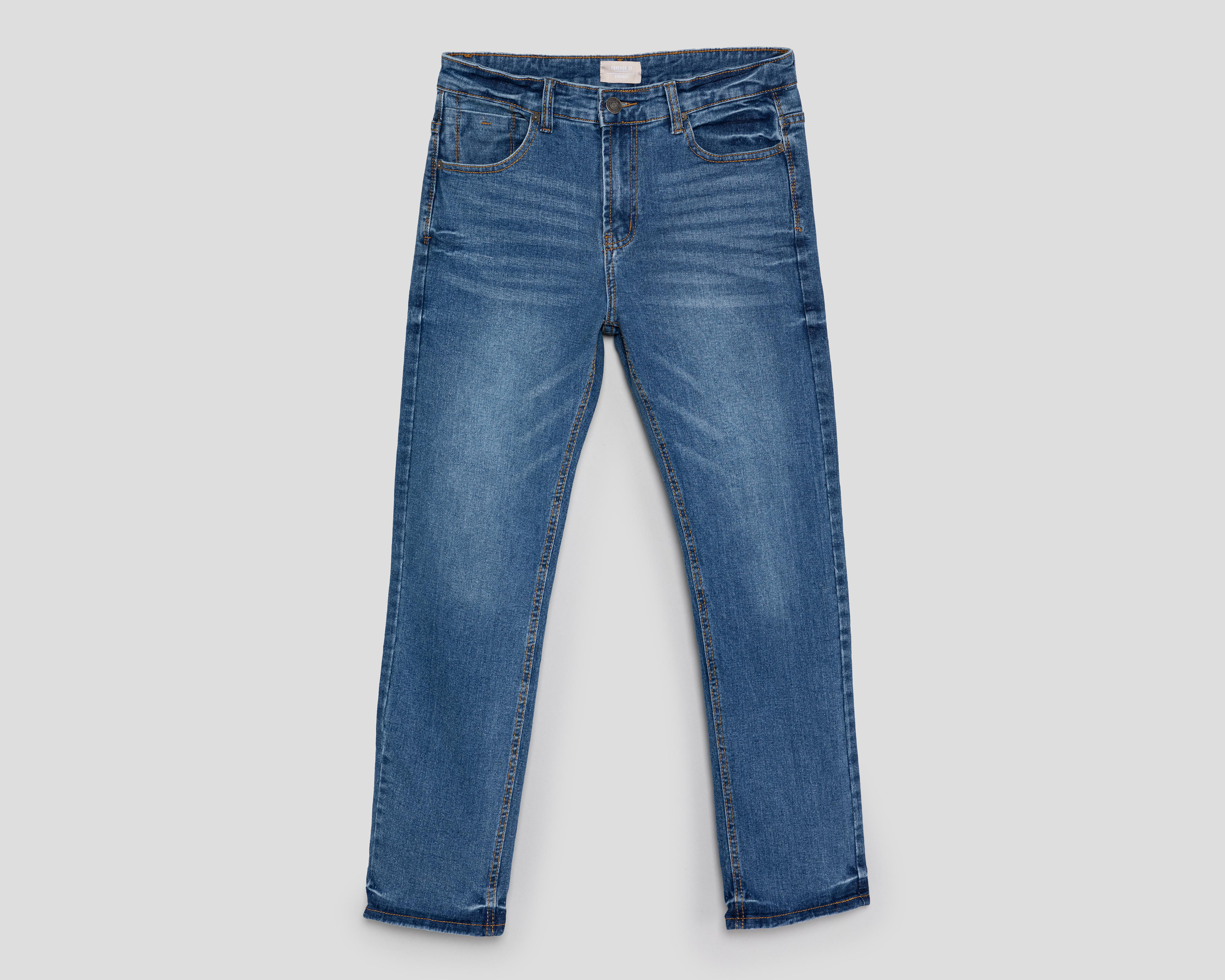 Jeans Recto Forever 21 para Hombre