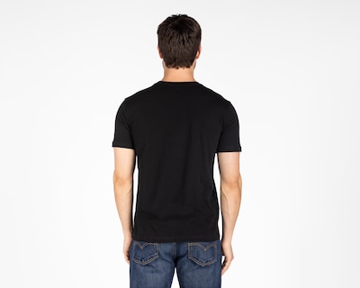 Foto 2 | Playera de Cuello Redondo Negra Rick & Morty para Hombre