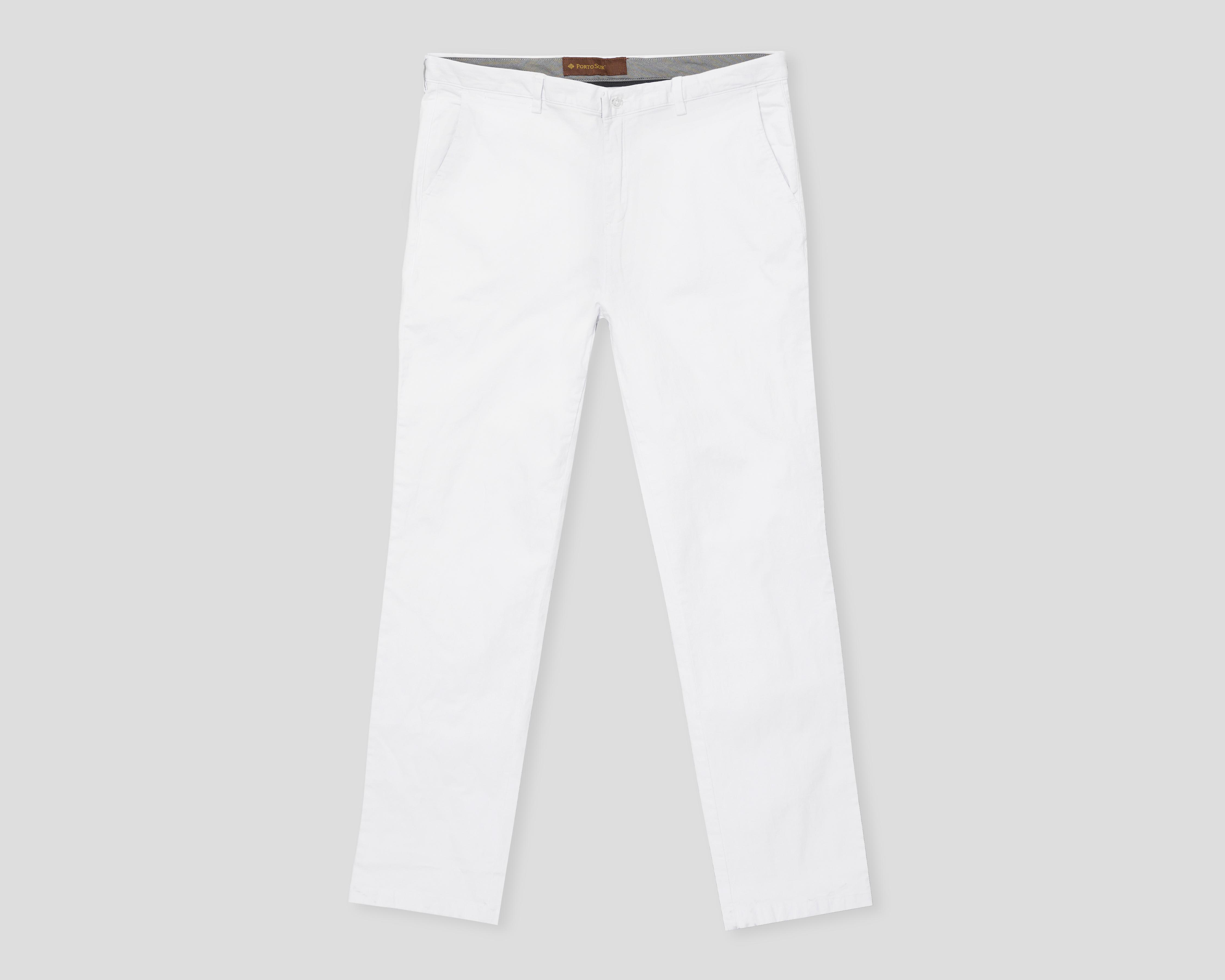 Foto 2 pulgar | Pantalón Chino Porto Sur Blanco para Hombre