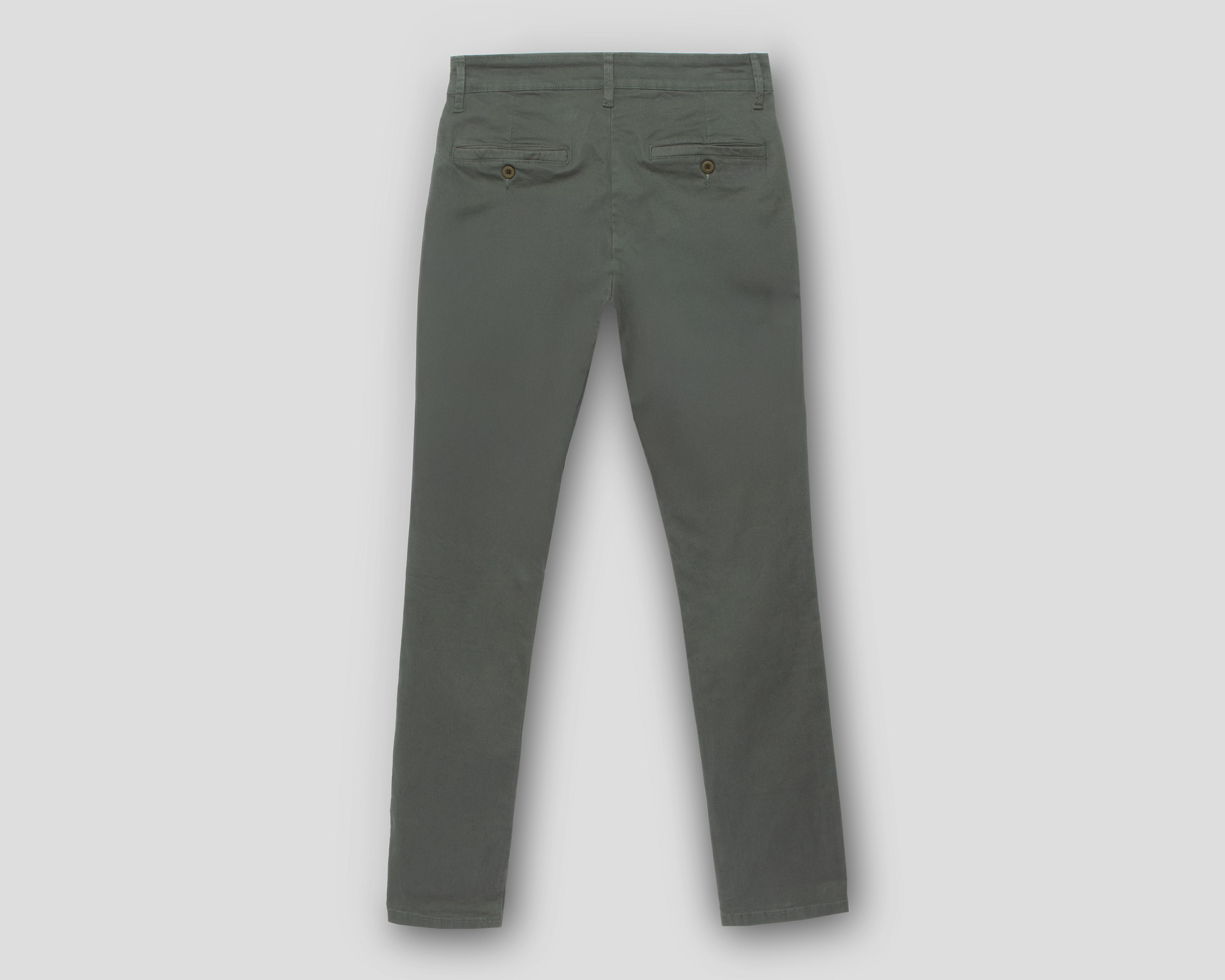 Foto 3 pulgar | Pantalón de Vestir Porto Sur Verde para Hombre