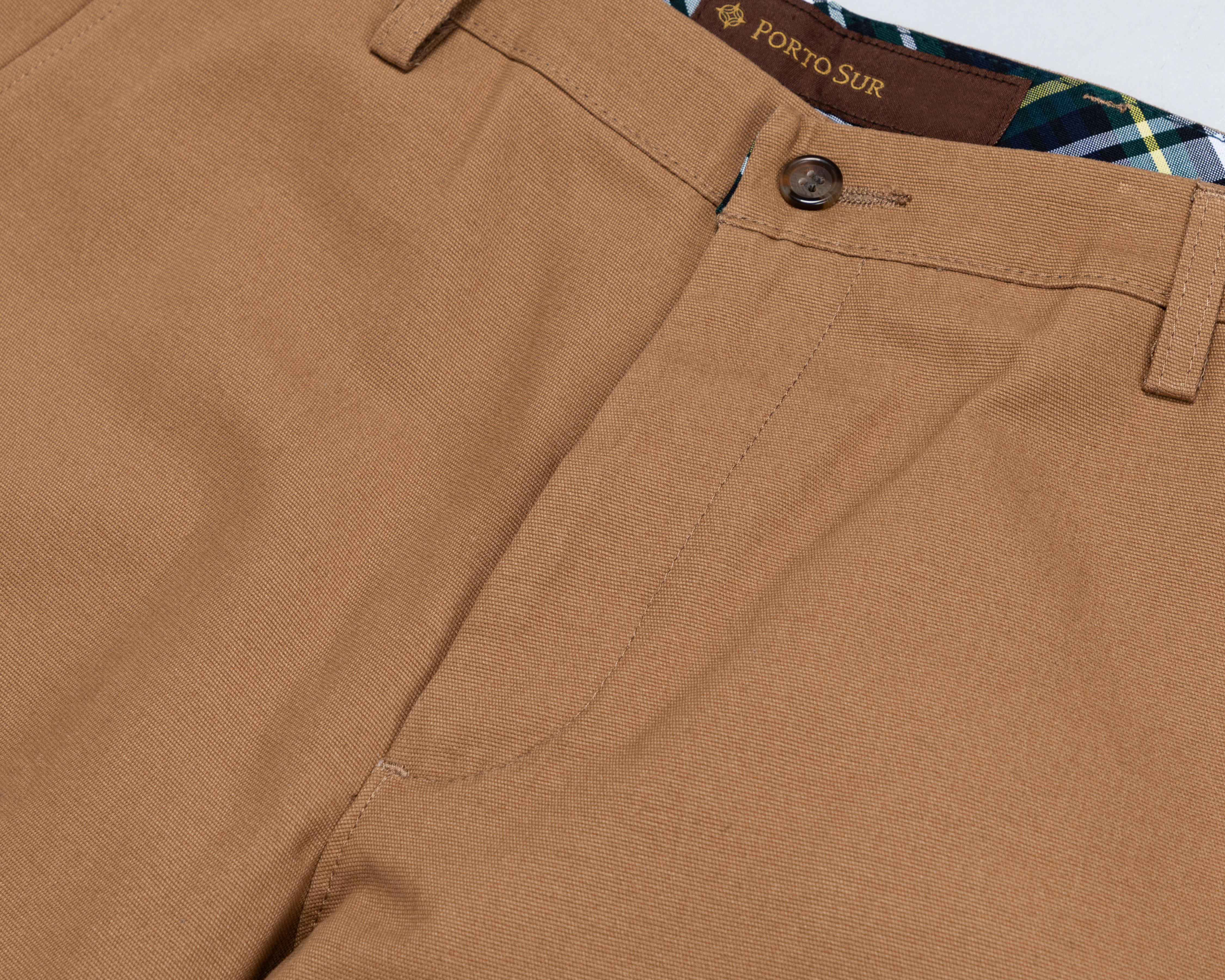 Foto 4 pulgar | Pantalón Chino Porto Sur Café para Hombre