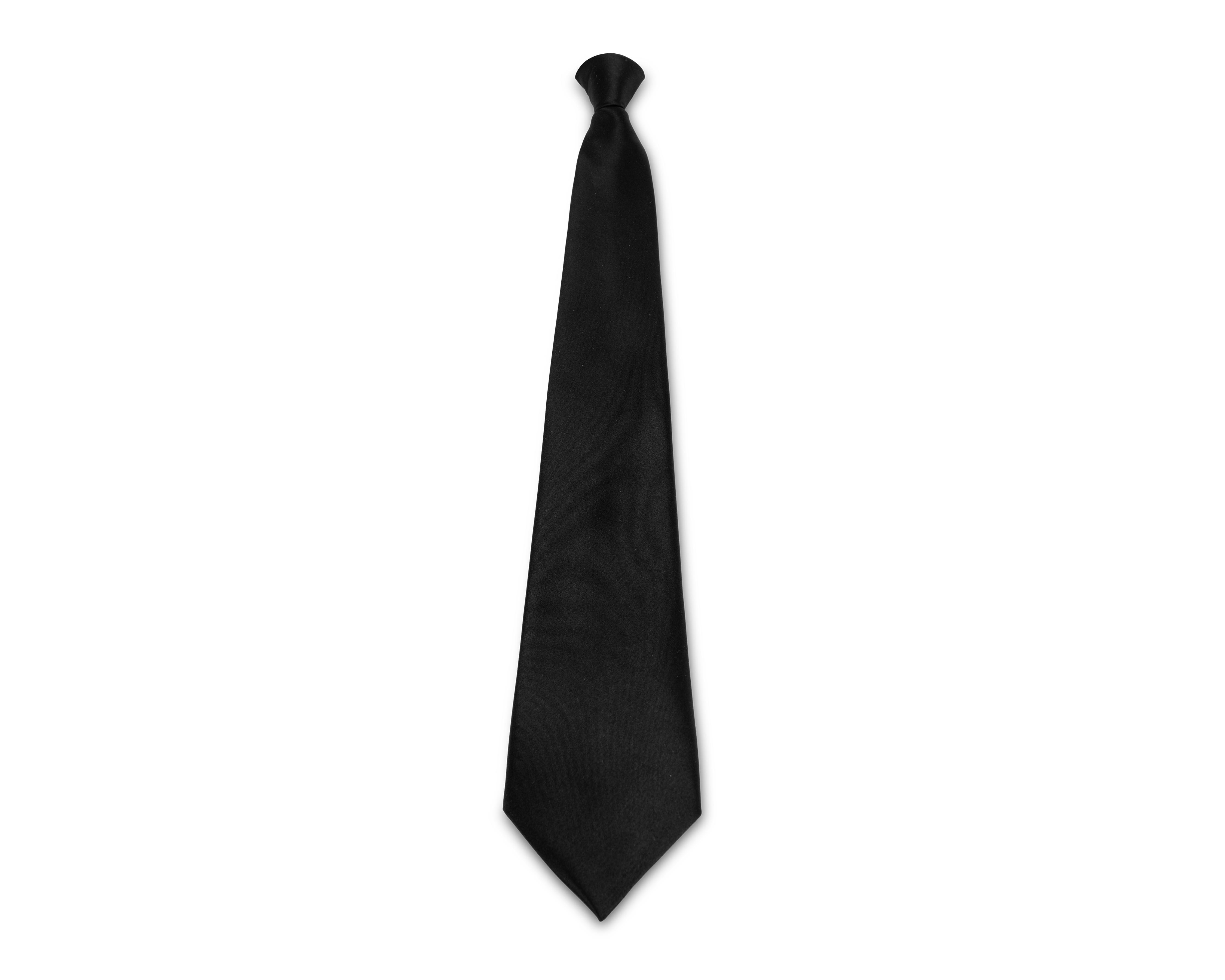 Foto 2 pulgar | Corbata Lisa Wall Street Negra