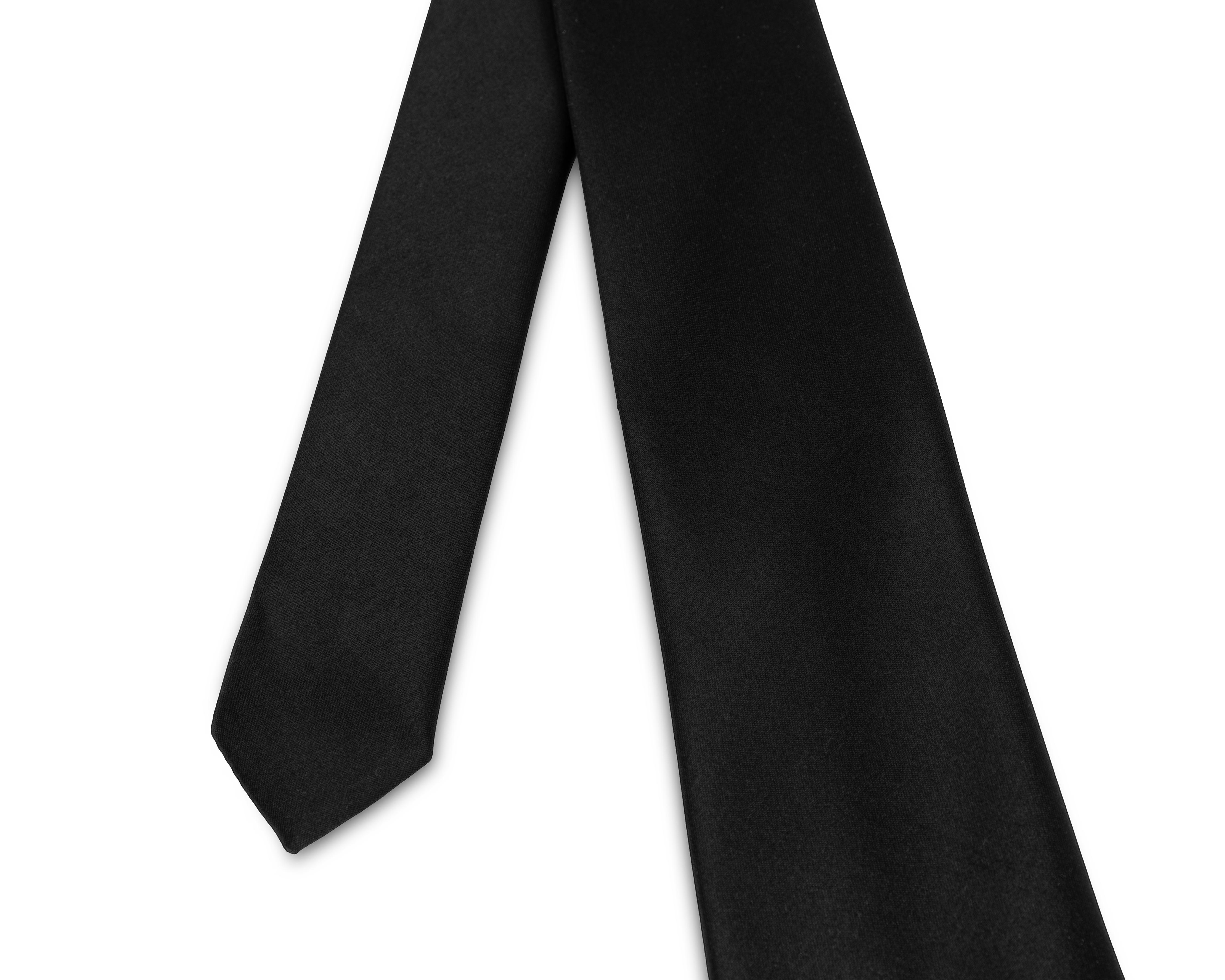 Foto 2 | Corbata Lisa Wall Street Negra