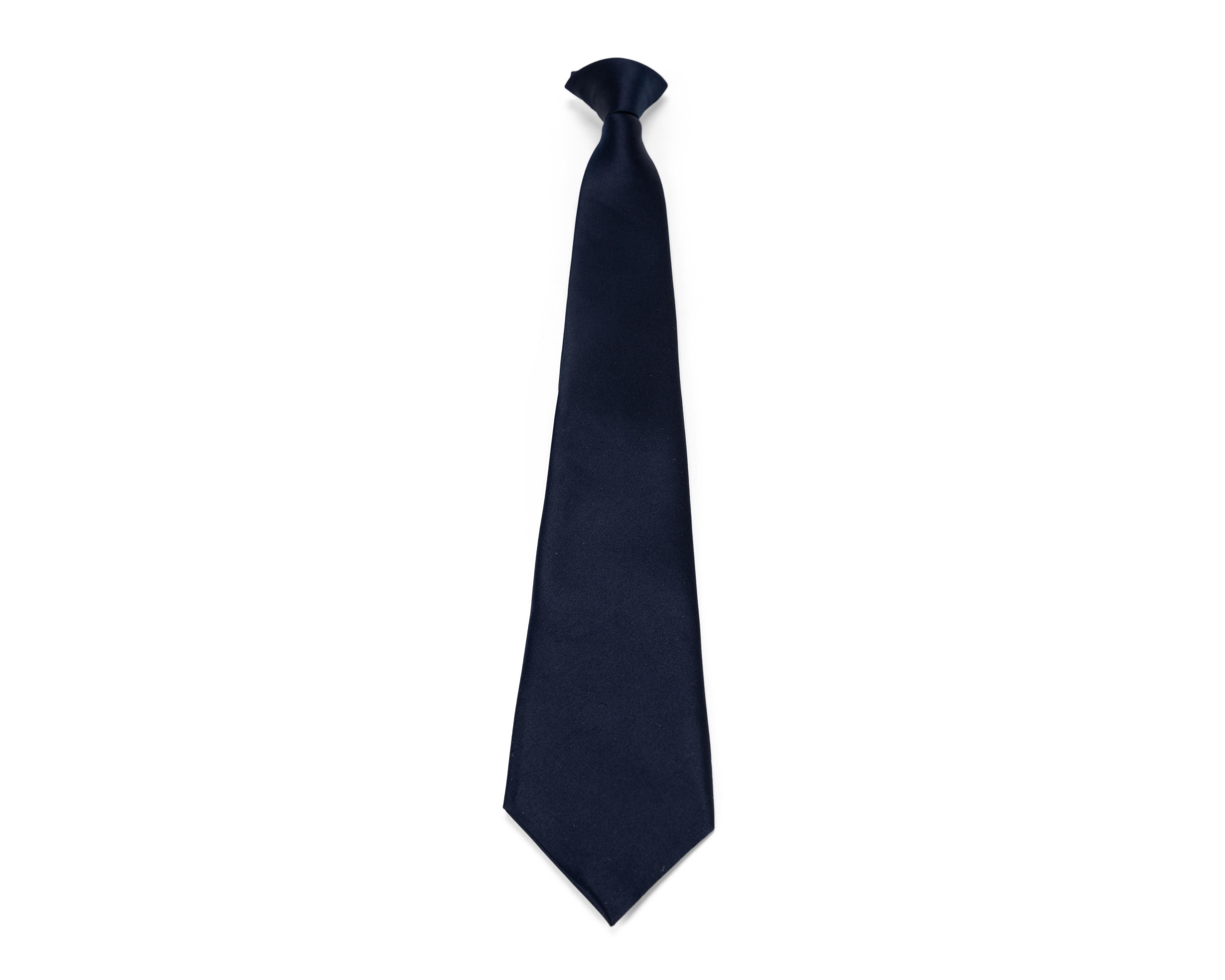 Foto 2 pulgar | Corbata Lisa Wall Street Azul Marino