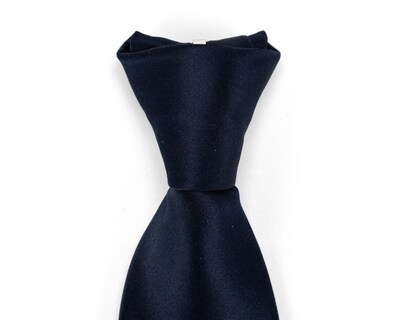 Foto 3 | Corbata Lisa Wall Street Azul Marino