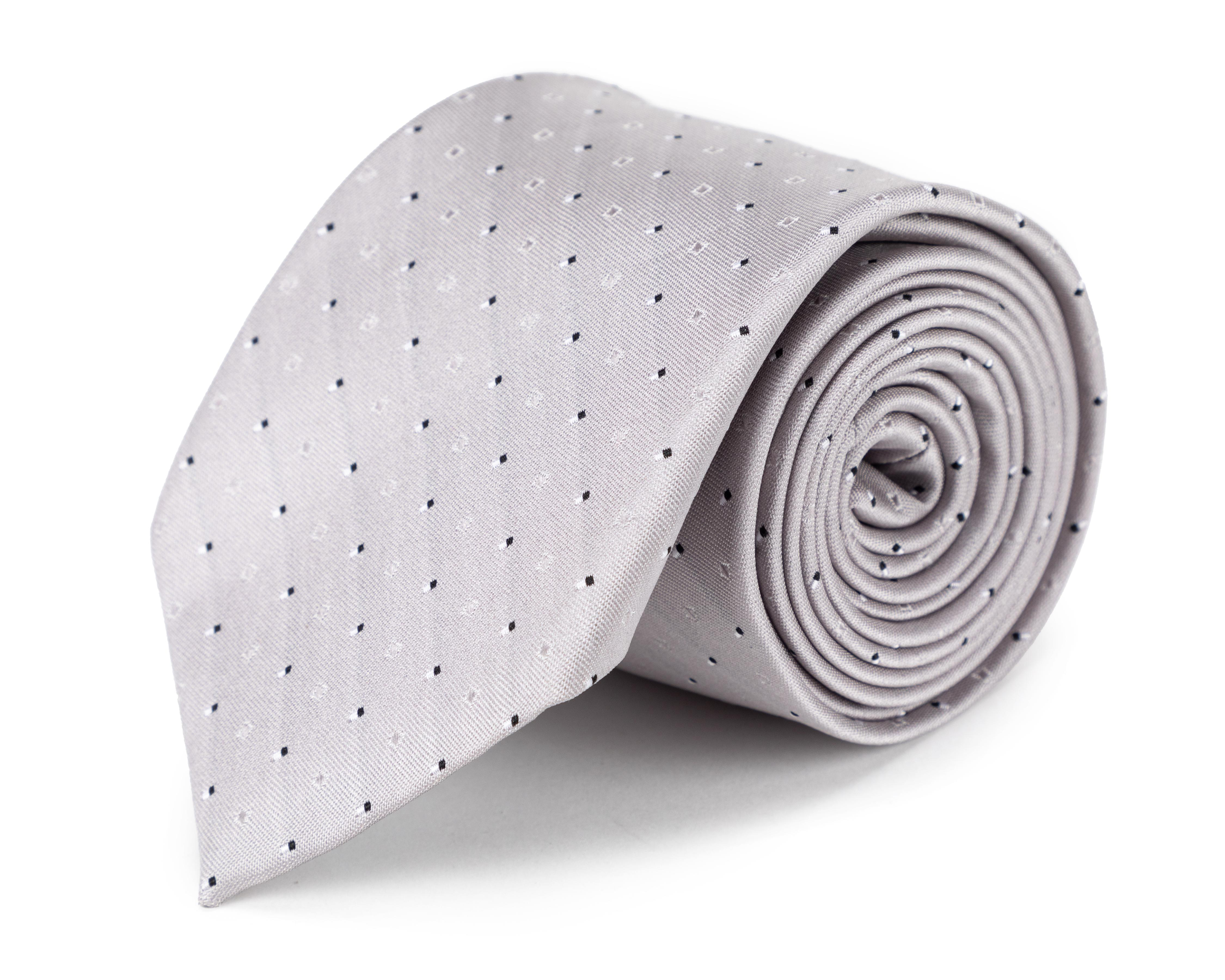 Foto 3 pulgar | Corbata de Cuadros Wall Street Gris