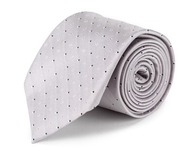 Foto 2 | Corbata de Cuadros Wall Street Gris