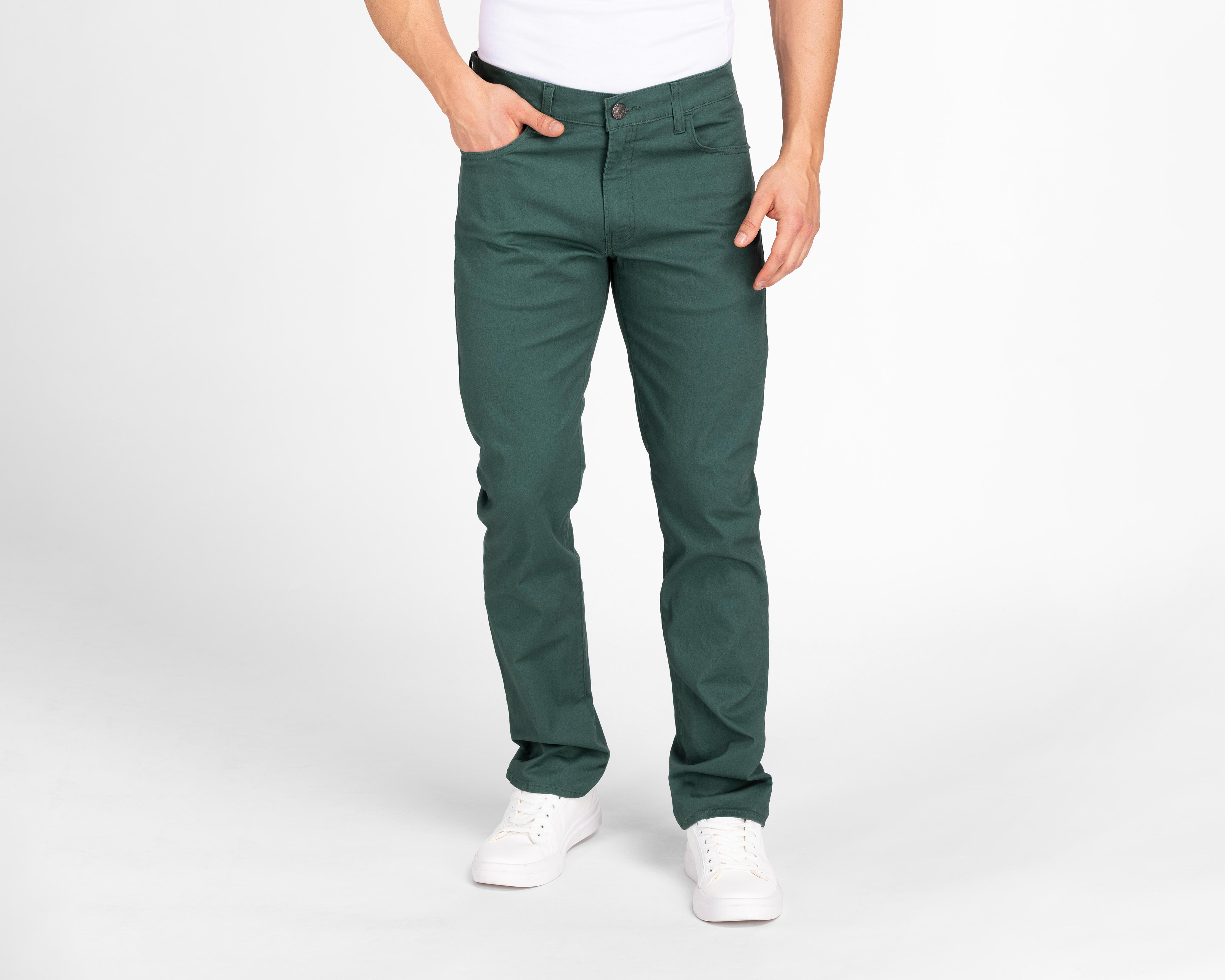 Pantalón de Gabardina Oggi Regular Fit para Hombre