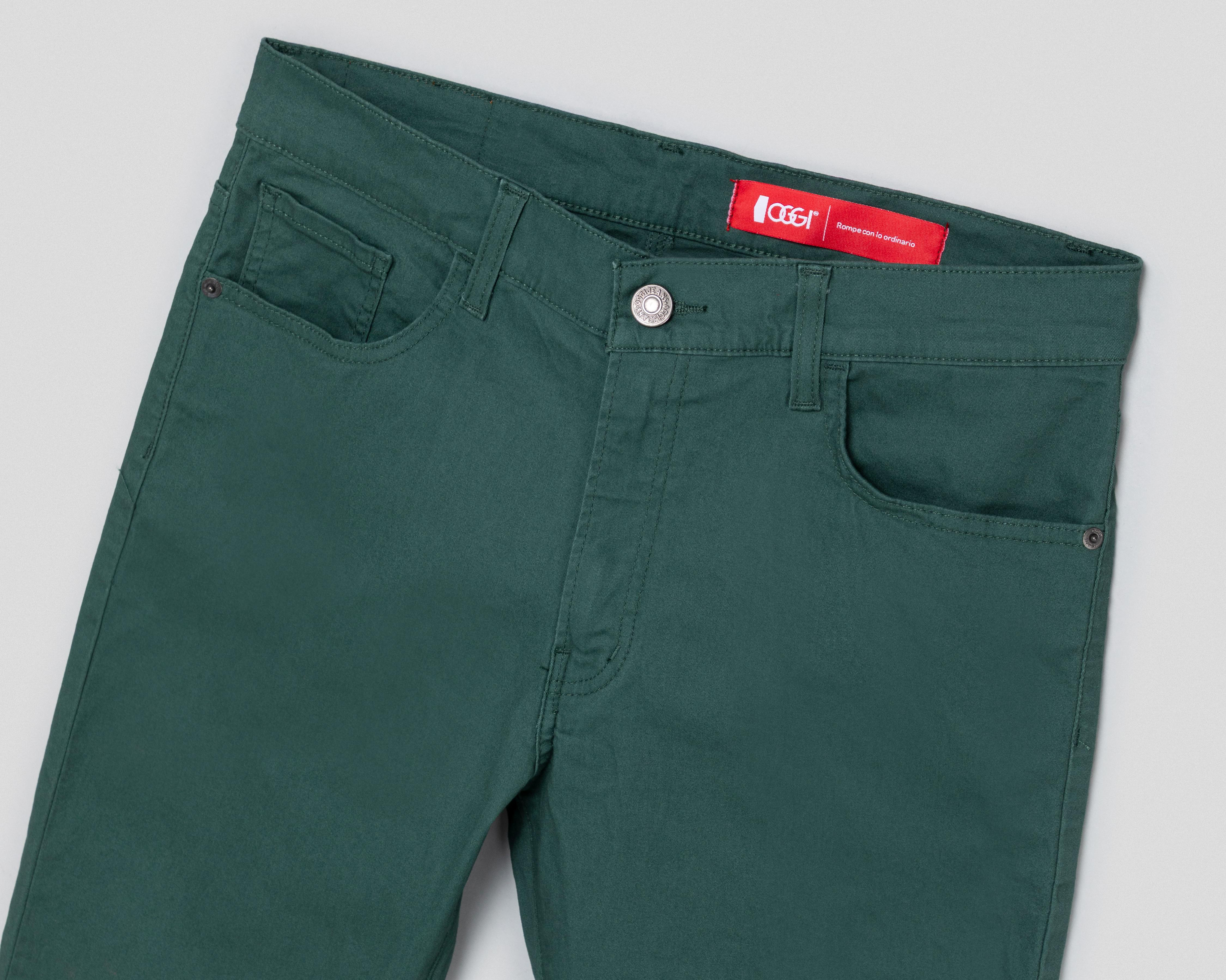 Foto 4 pulgar | Pantalón de Gabardina Oggi Regular Fit para Hombre