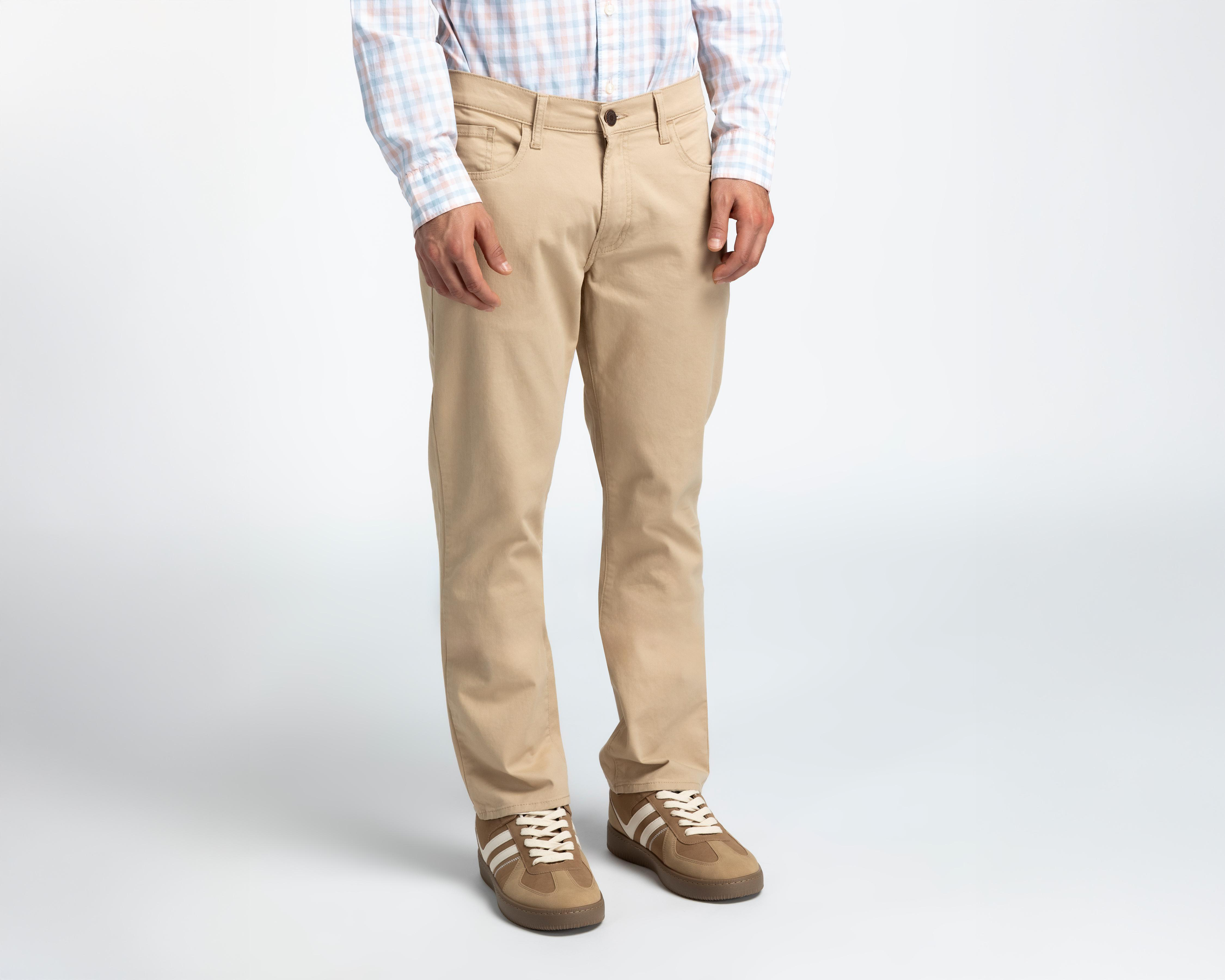 Foto 2 pulgar | Pantalón de Gabardina Oggi Vaxter Slim Straight para Hombre