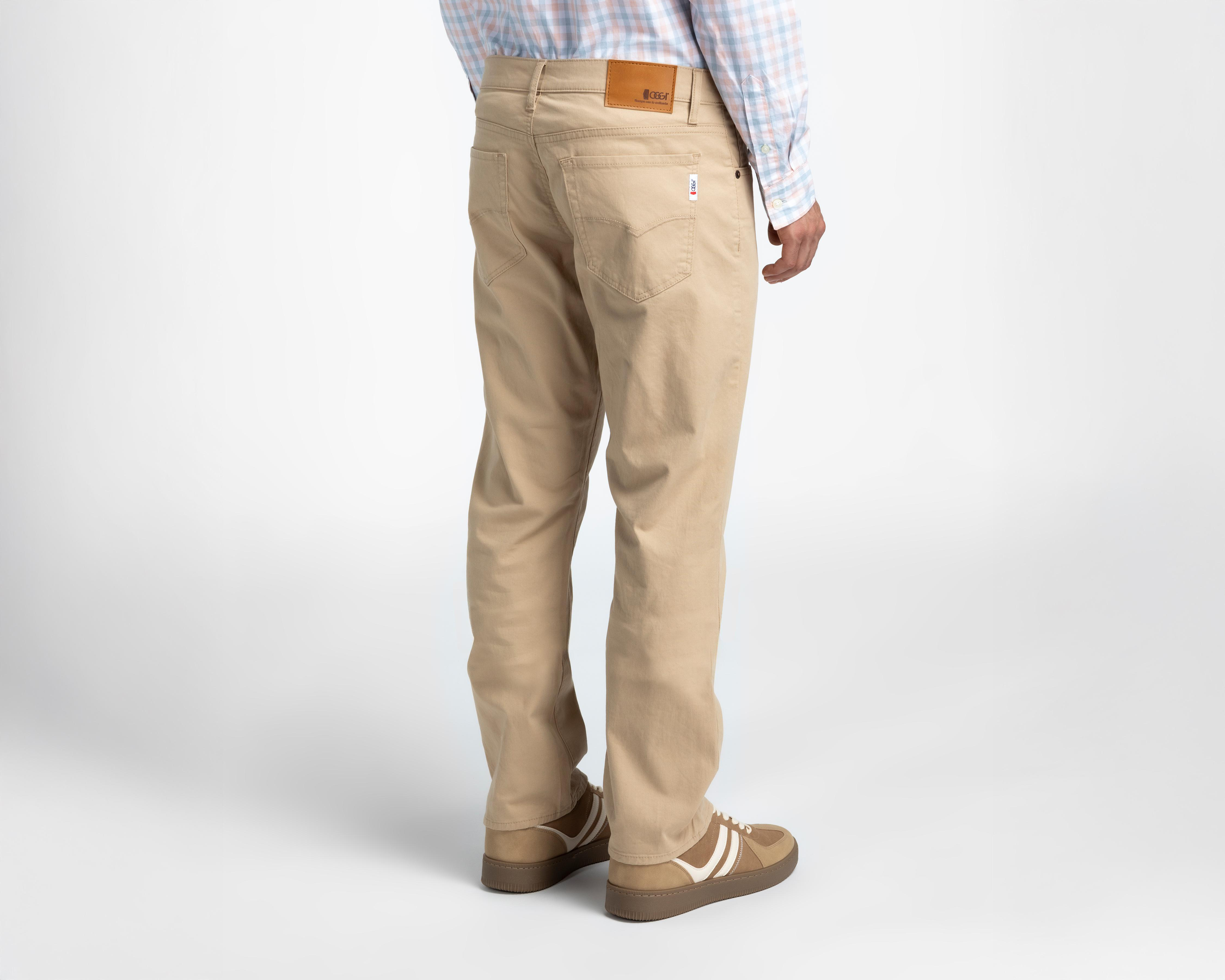 Foto 3 pulgar | Pantalón de Gabardina Oggi Vaxter Slim Straight para Hombre