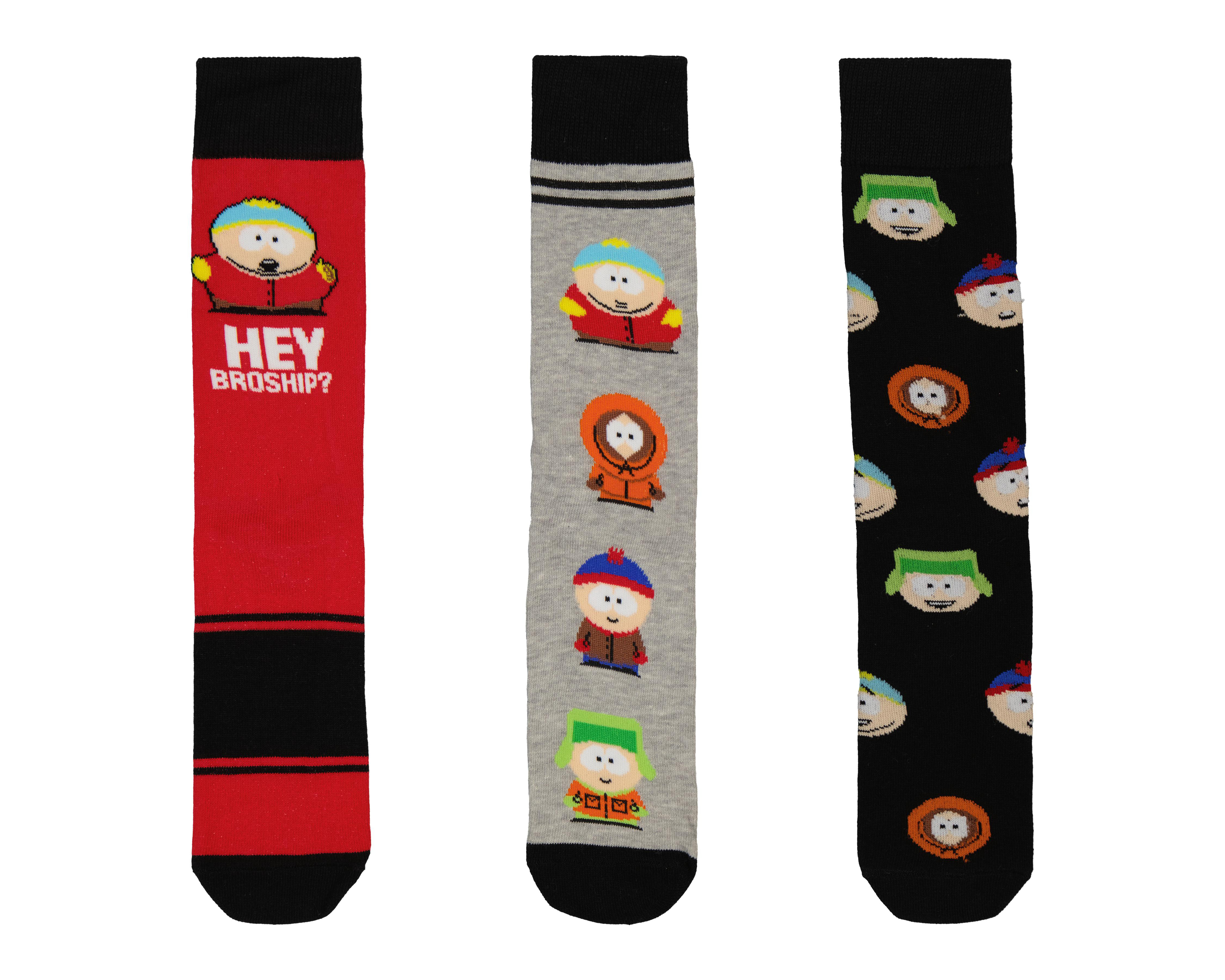 Foto 2 pulgar | Calcetas Largas South Park para Hombre 3 Pares