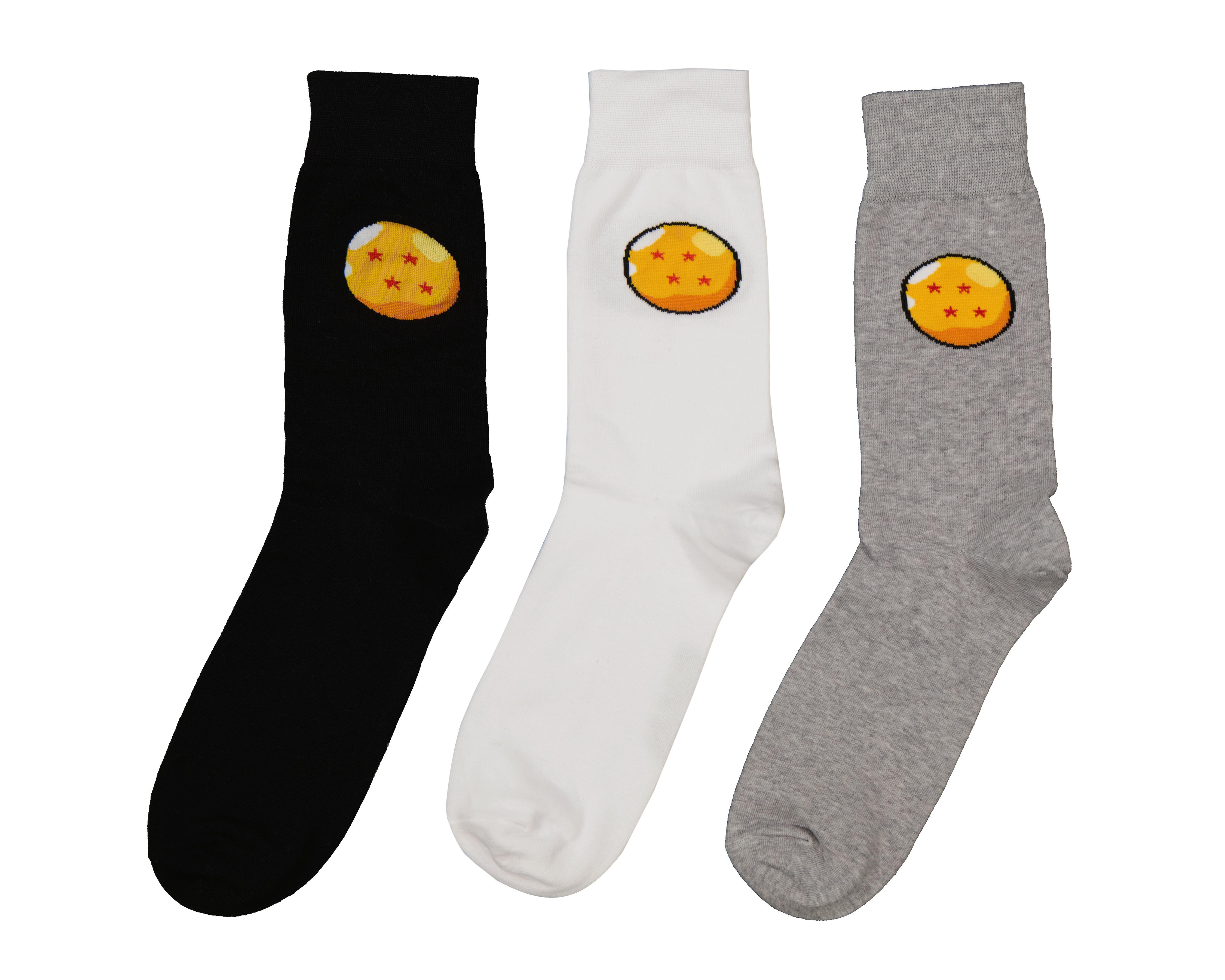 Foto 2 pulgar | Calcetas Largas Dragon Ball para Hombre 3 Pares