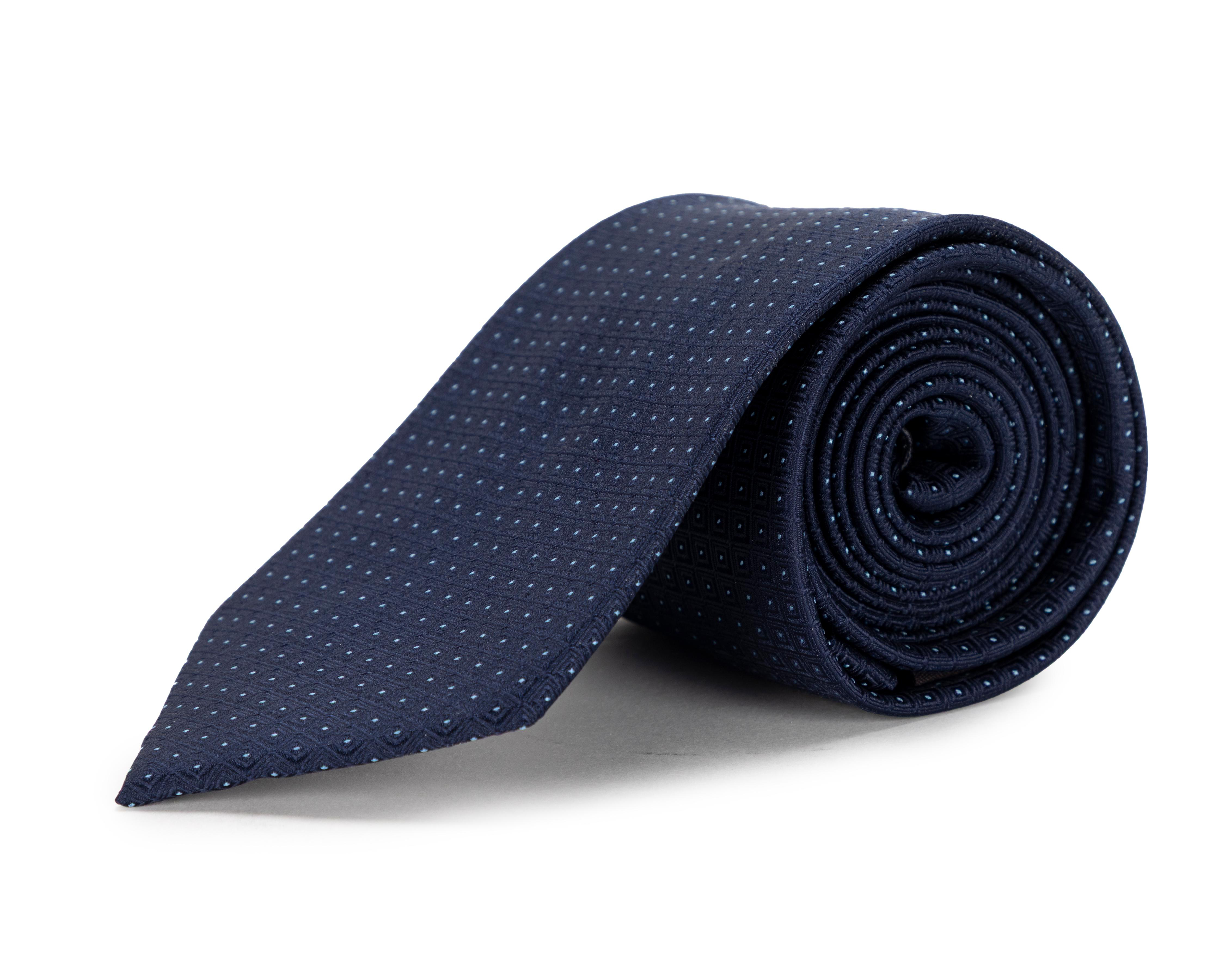 Foto 3 pulgar | Corbata de Puntos Wall Street Azul