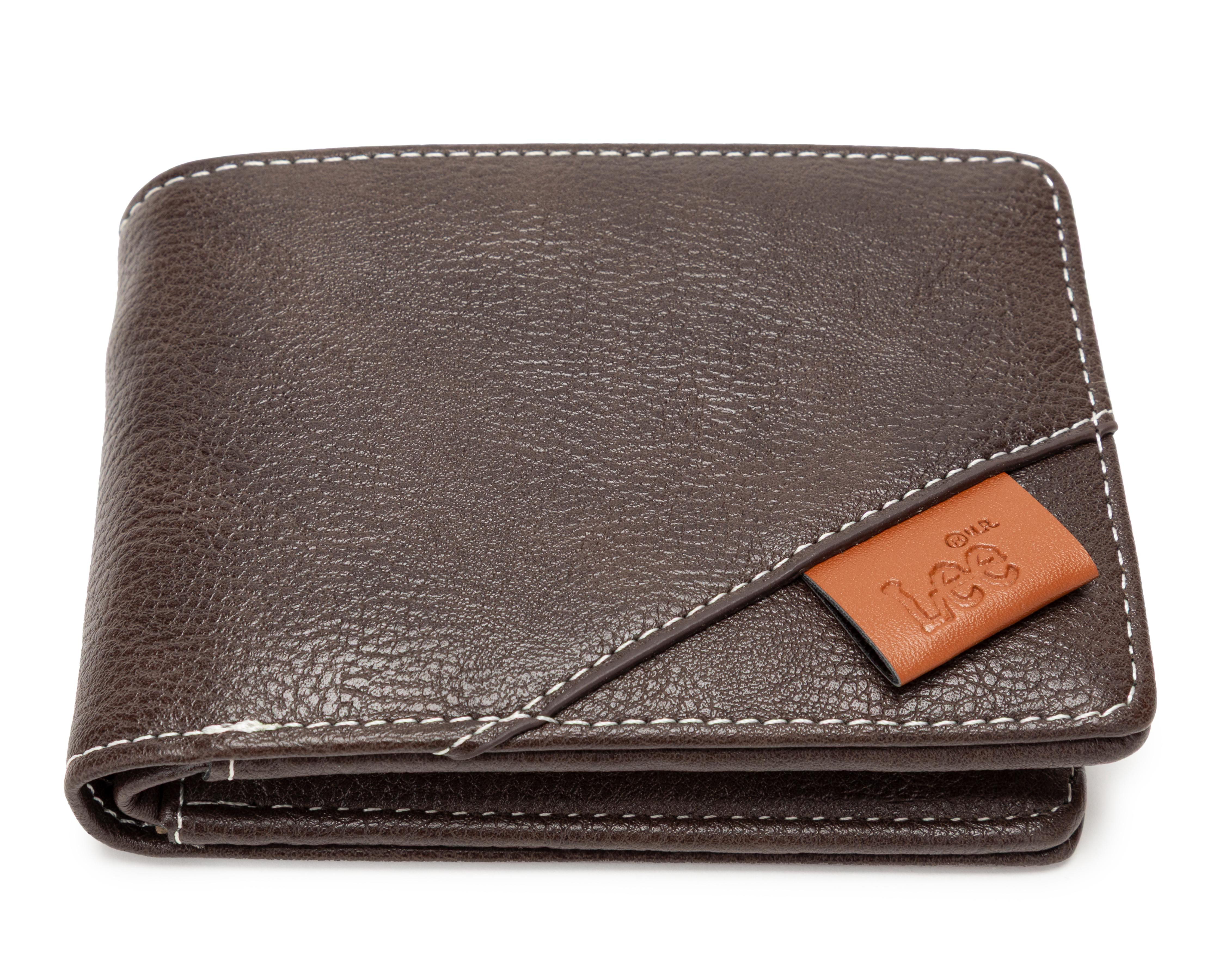 Foto 6 pulgar | Cartera para Hombre Lee Café