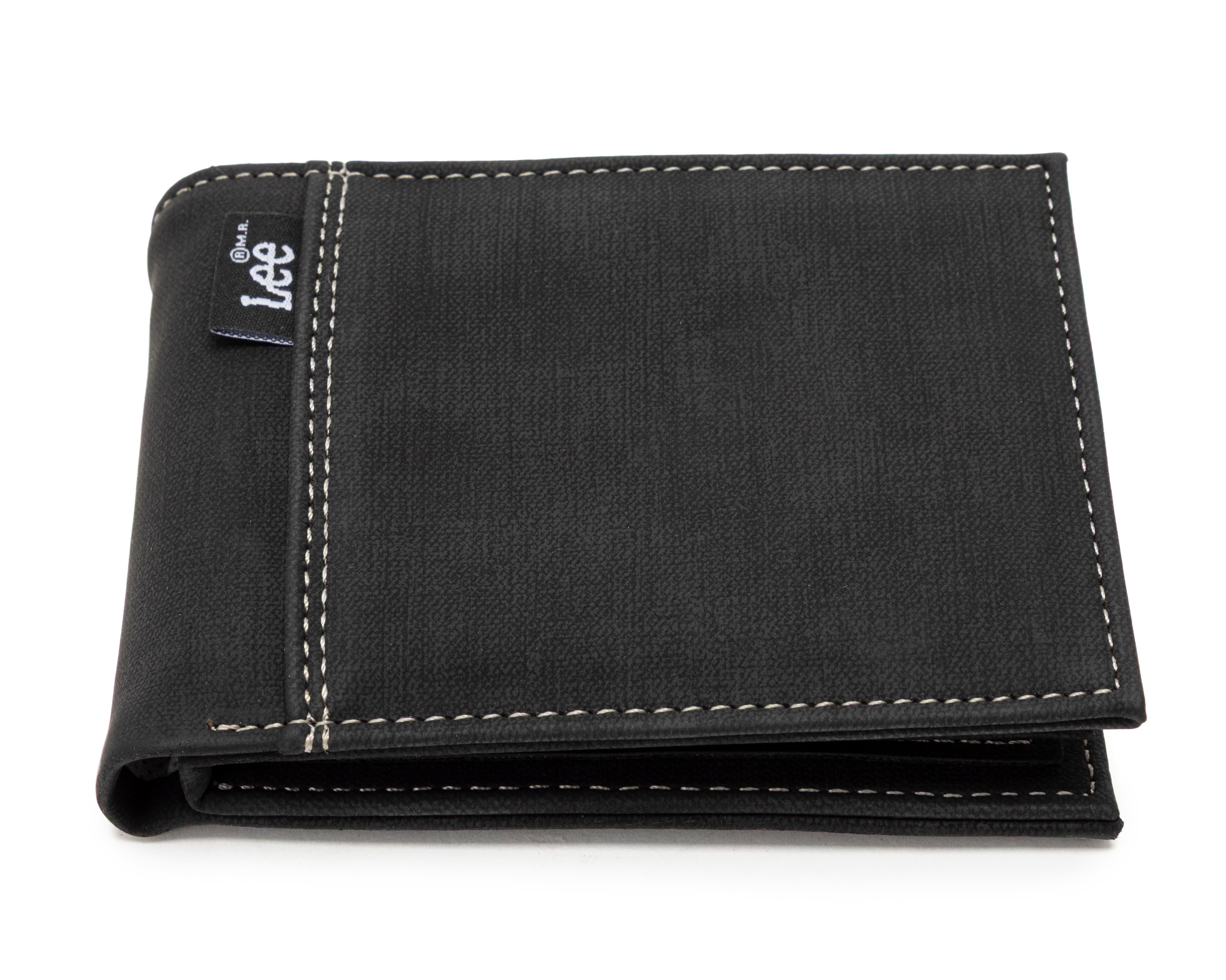 Foto 7 pulgar | Cartera para Hombre Lee Negra