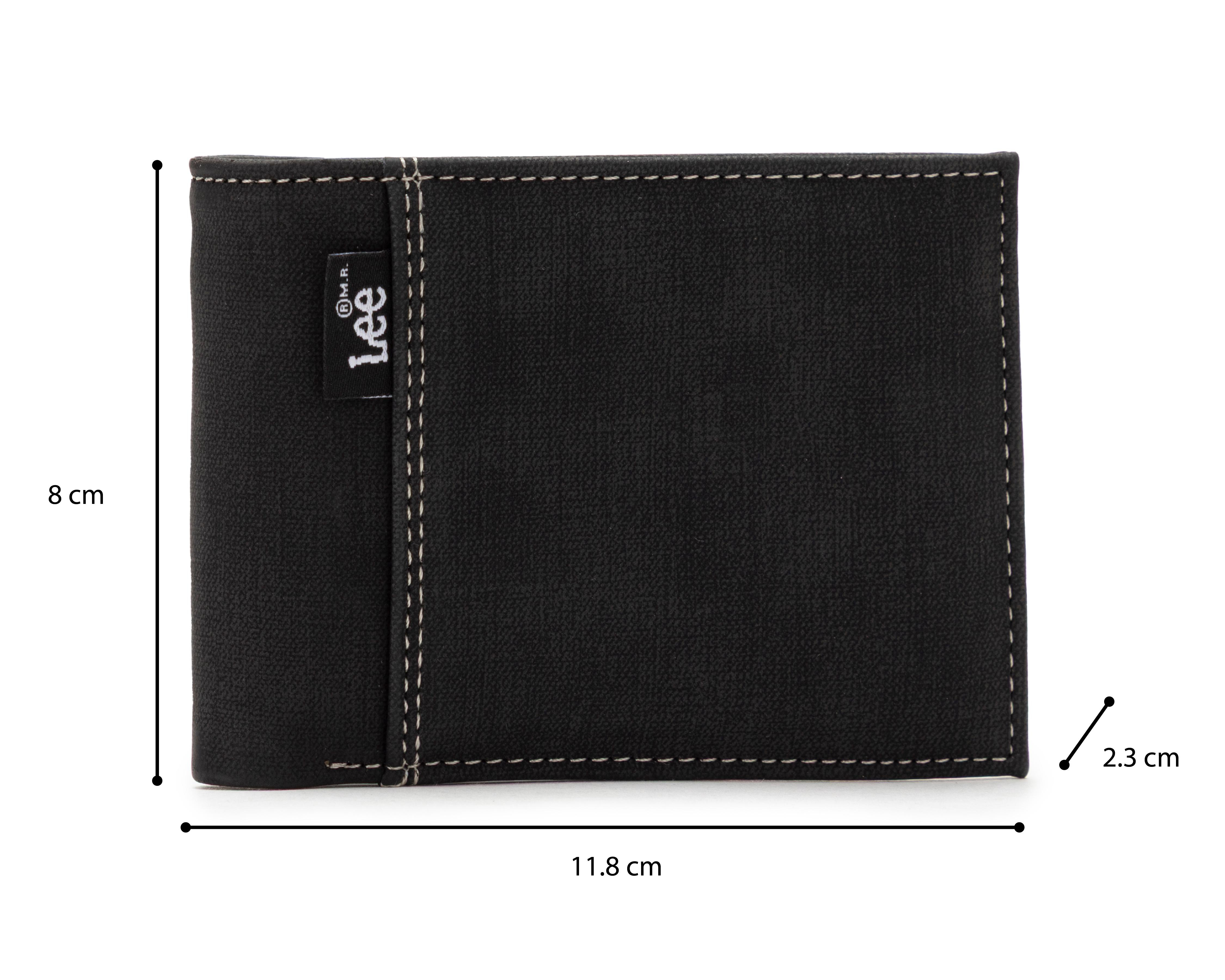 Foto 8 pulgar | Cartera para Hombre Lee Negra