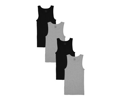 Foto 1 | Camiseta Interior Cuello Redondo Optima para Hombre 4 Piezas
