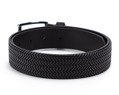 Foto 2 | Cinturón de Piel para Hombre Freedom Negro