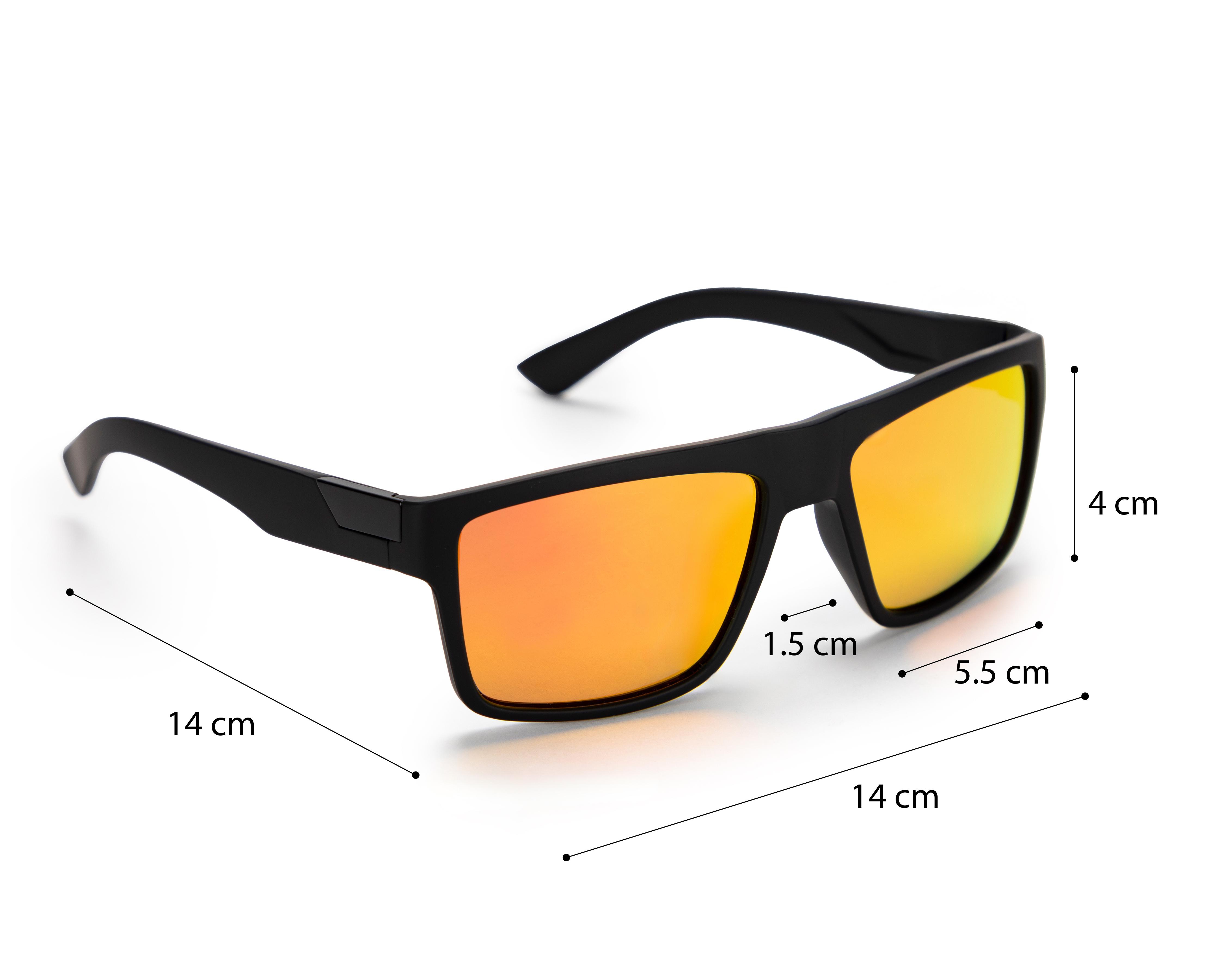 Foto 6 pulgar | Lentes de Sol para Hombre Strona Wayfarer Negros