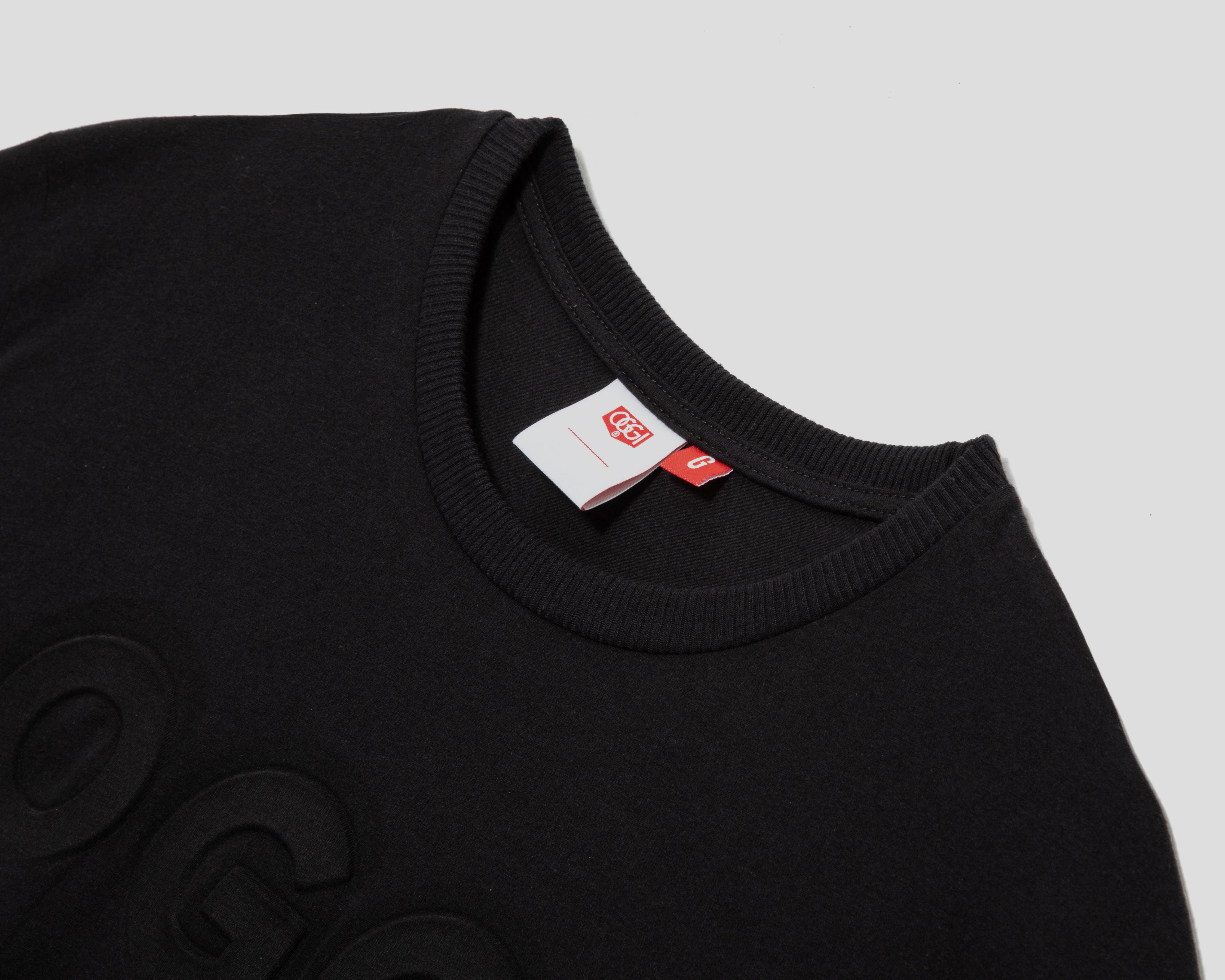 Foto 4 pulgar | Playera de Cuello Redondo Negra Oggi para Hombre