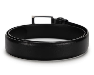Foto 2 | Cinturón para Hombre Wall Street Negro