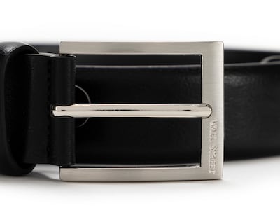 Foto 3 | Cinturón para Hombre Wall Street Negro