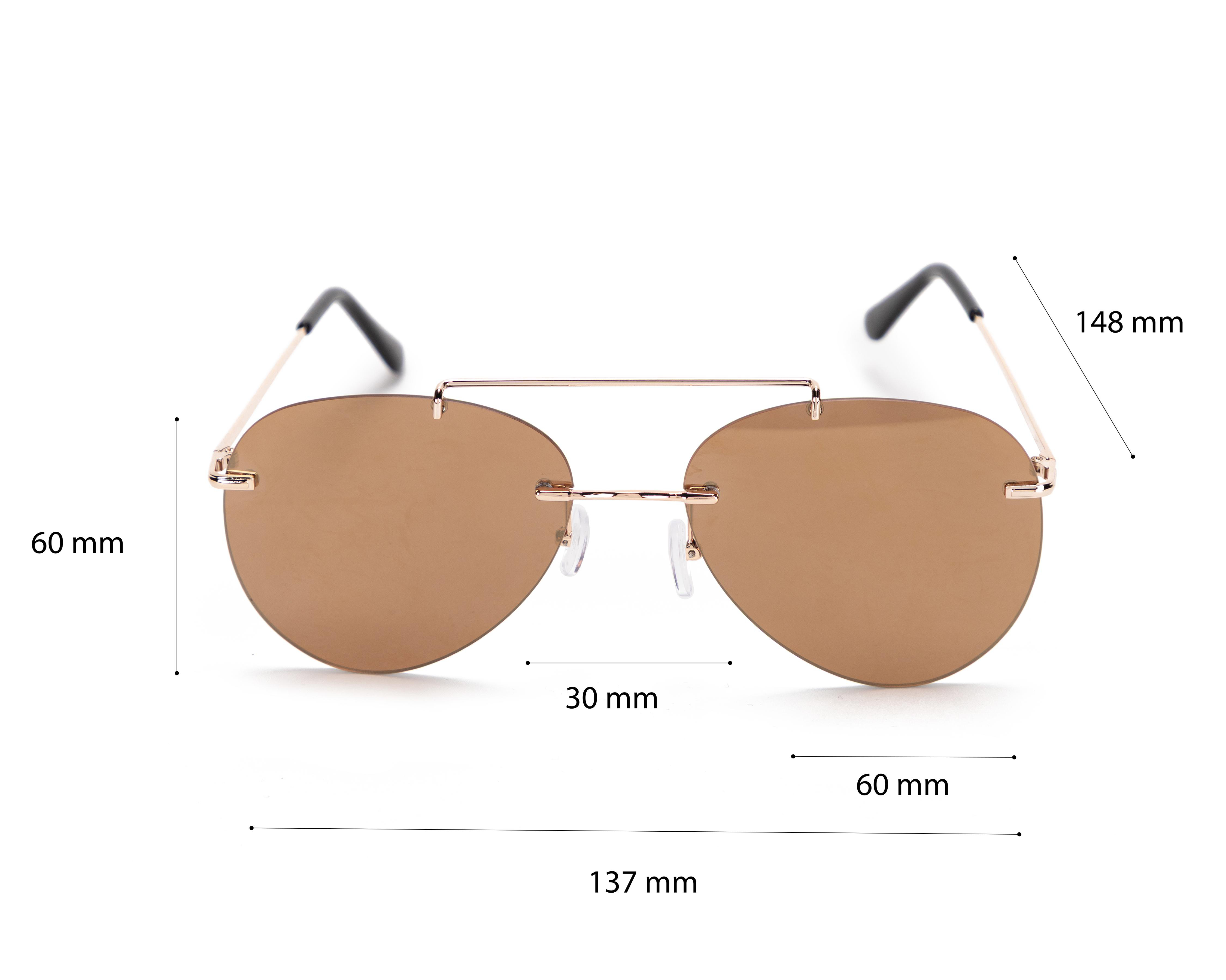 Foto 6 pulgar | Lentes de Sol para Hombre Strona Aviador SM3439 Amarillos