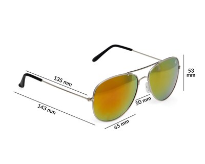 Foto 6 | Lentes de Sol para Hombre York Team Polo Club Aviador Plateado