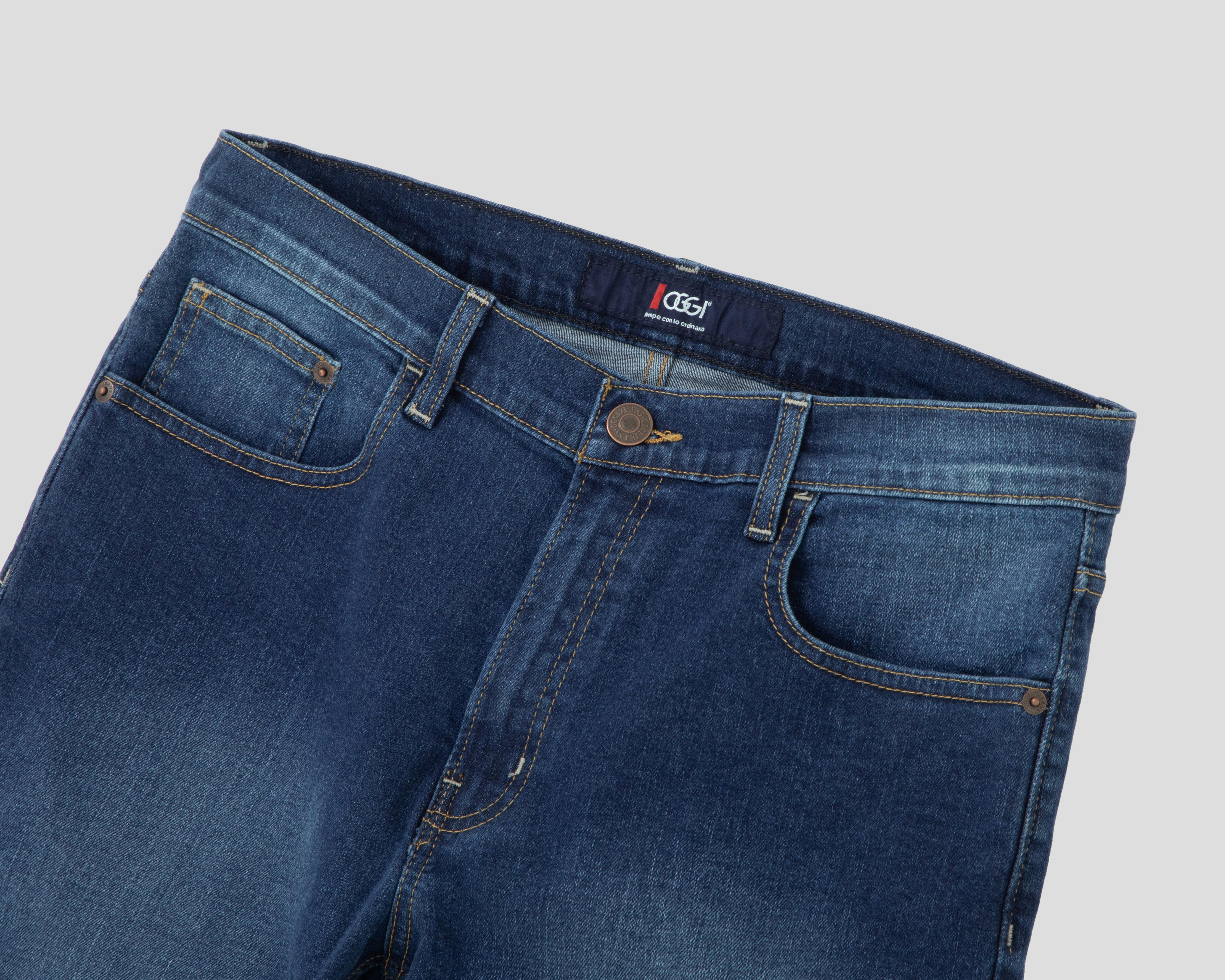 Foto 4 pulgar | Jeans Recto Oggi Iron Vintage para Hombre