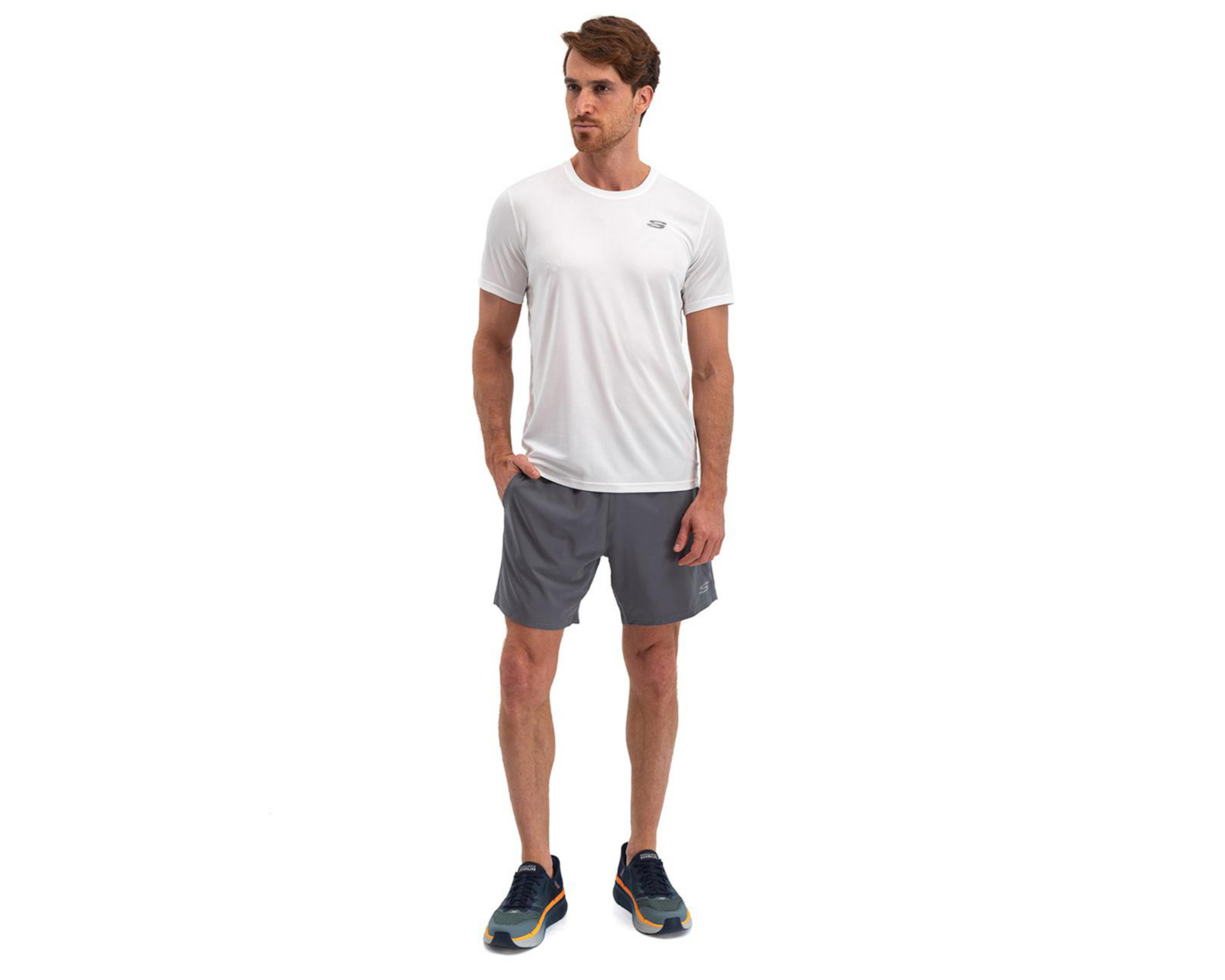 Foto 5 pulgar | Short Skechers de Entrenamiento para Hombre
