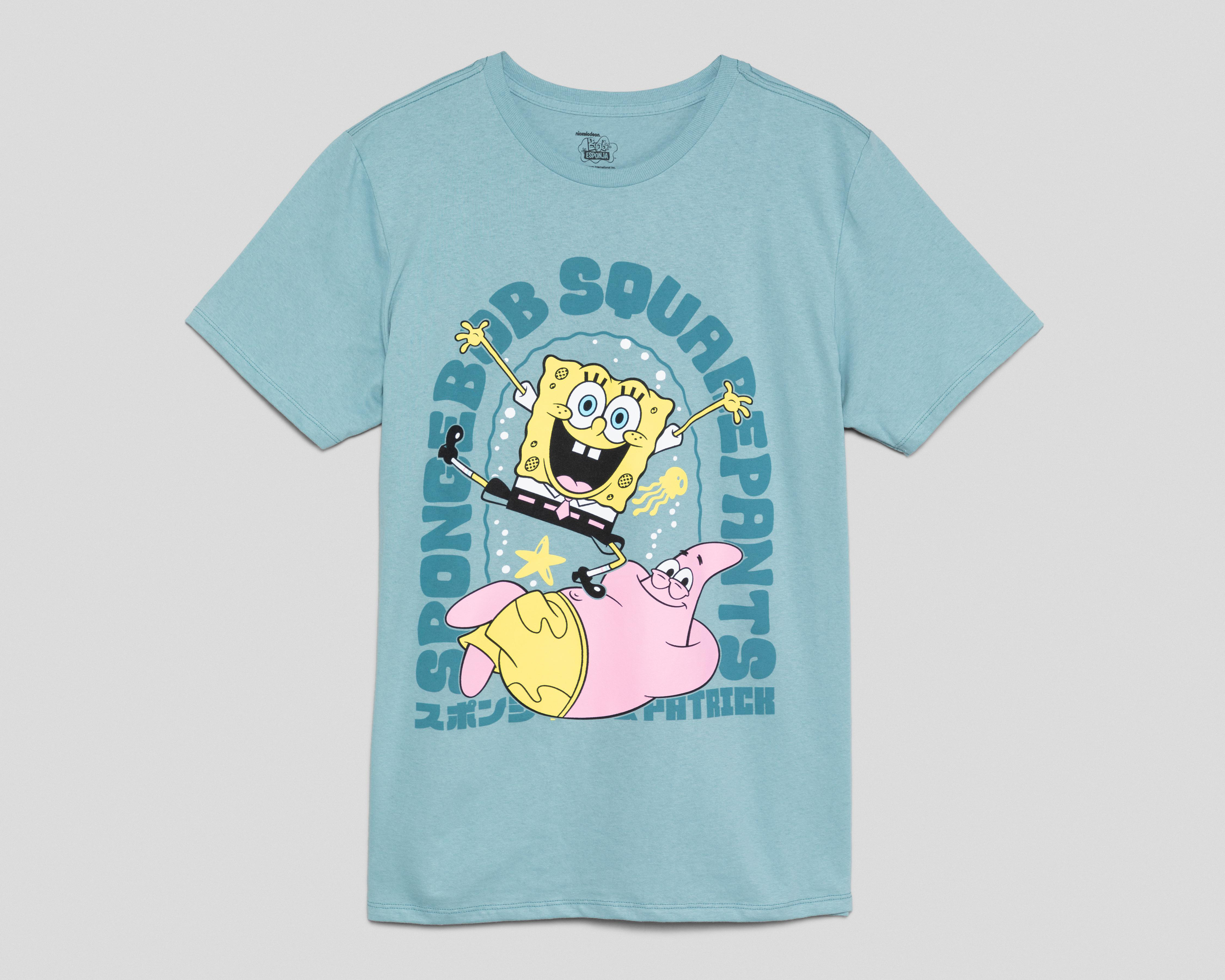 Foto 1 | Playera Bob Esponja para Hombre