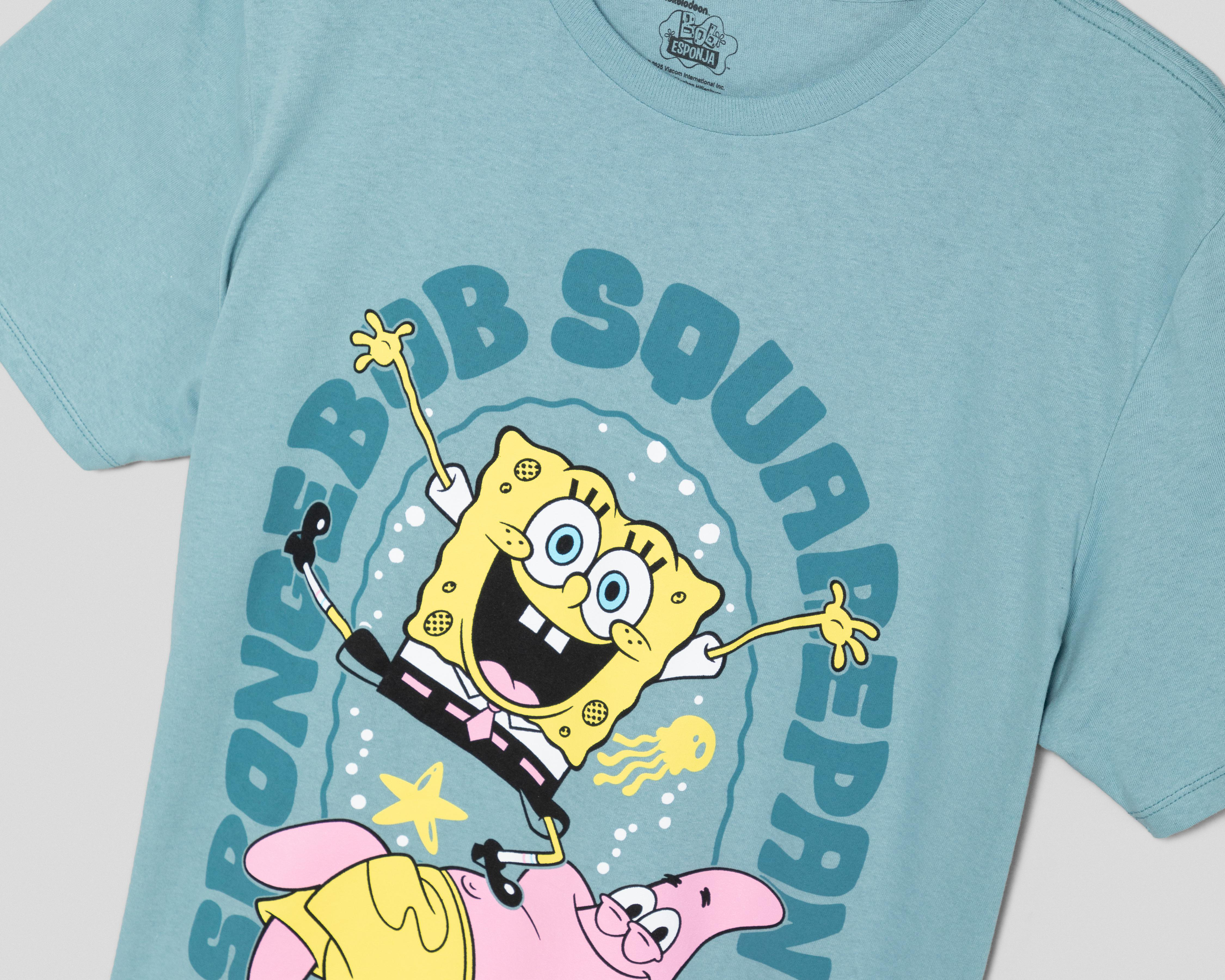 Foto 4 pulgar | Playera Bob Esponja para Hombre