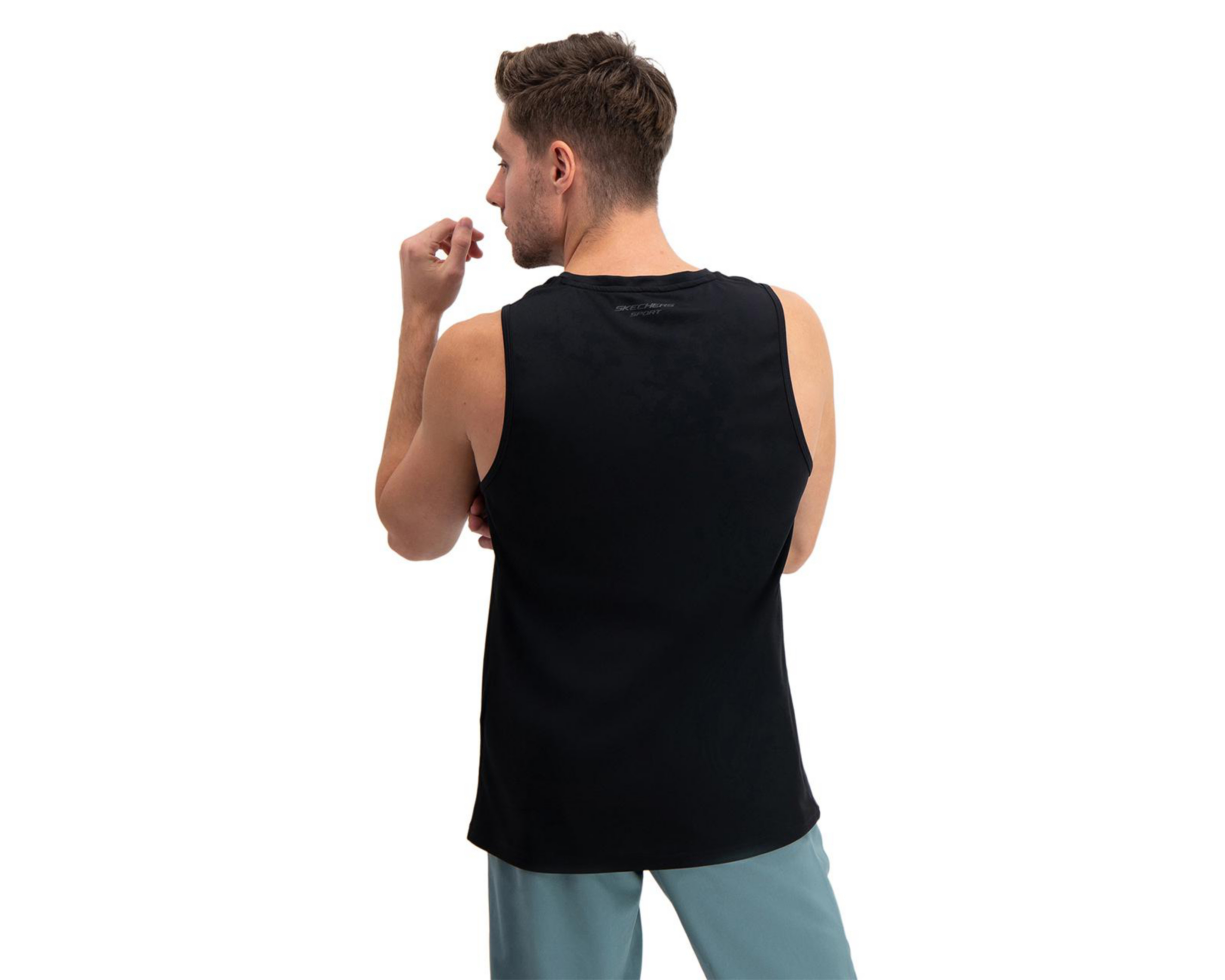 Foto 3 pulgar | Playera Skechers de Entrenamiento para Hombre