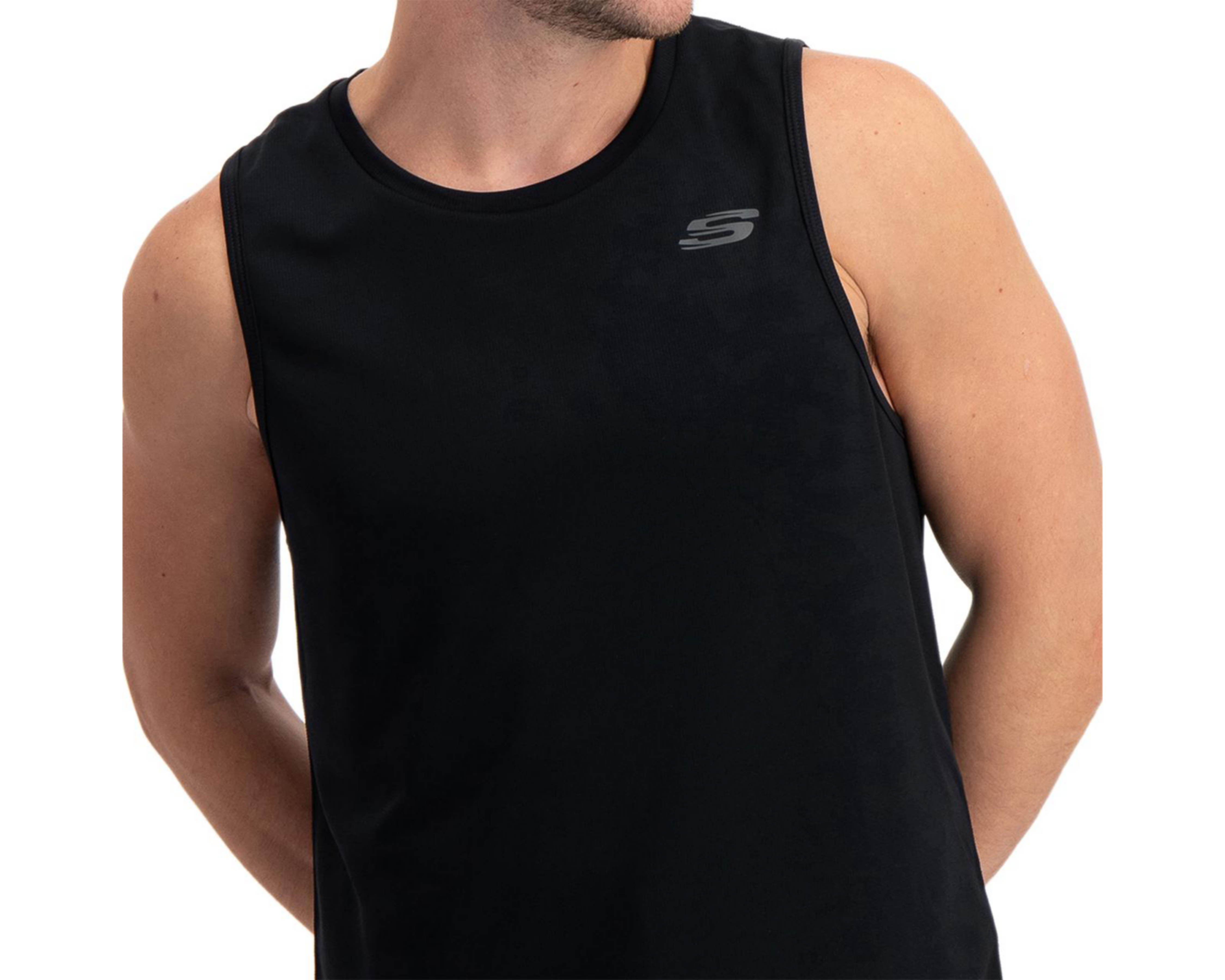Foto 4 pulgar | Playera Skechers de Entrenamiento para Hombre